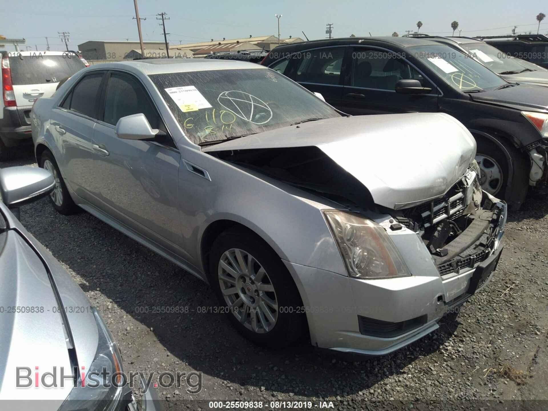 Photo 1G6DF5E57C0141821 - CADILLAC CTS 2012
