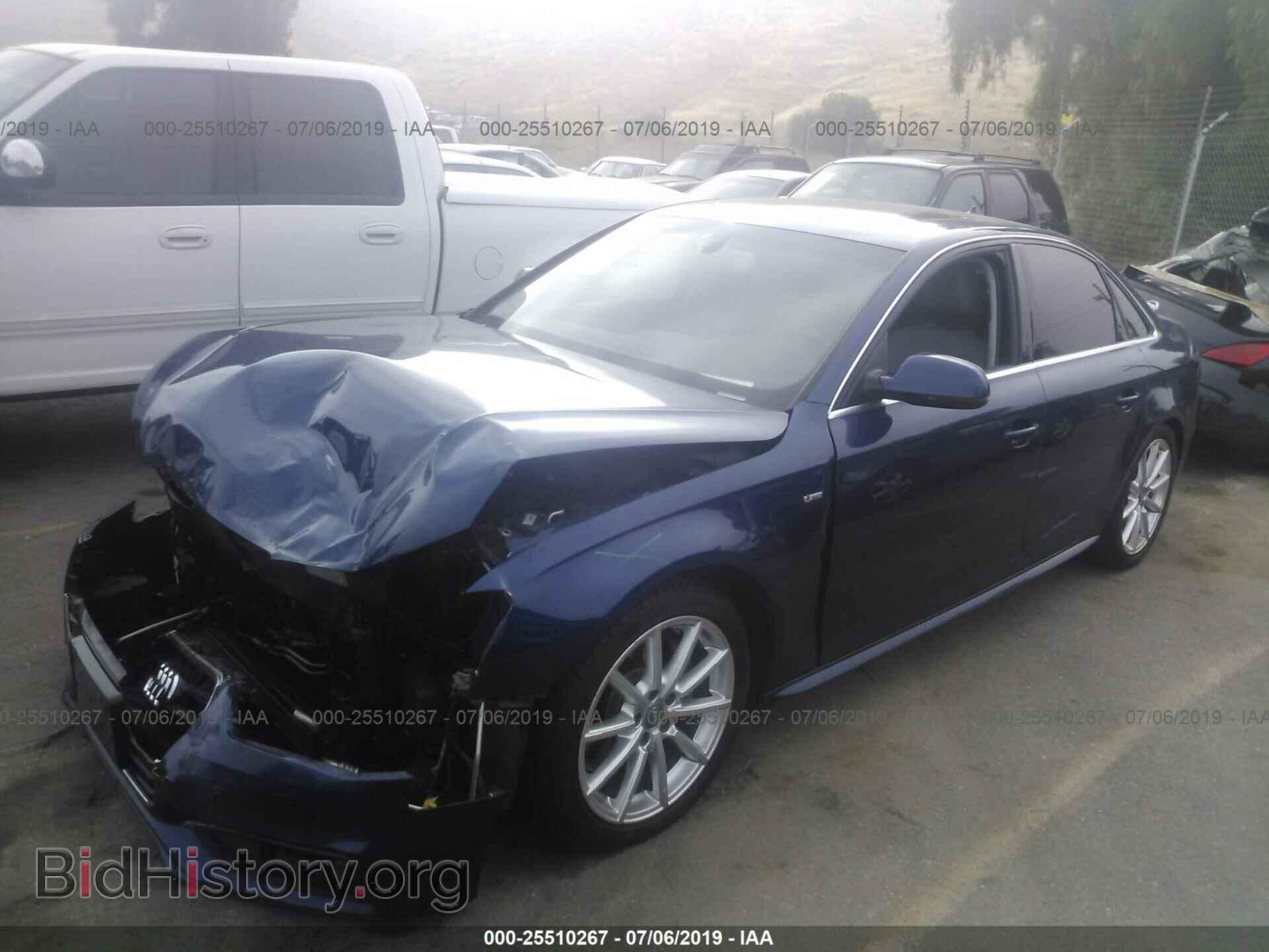 2014 AUDI A4 - VIN: WAUFFAFLXEN042943 - Фото 2