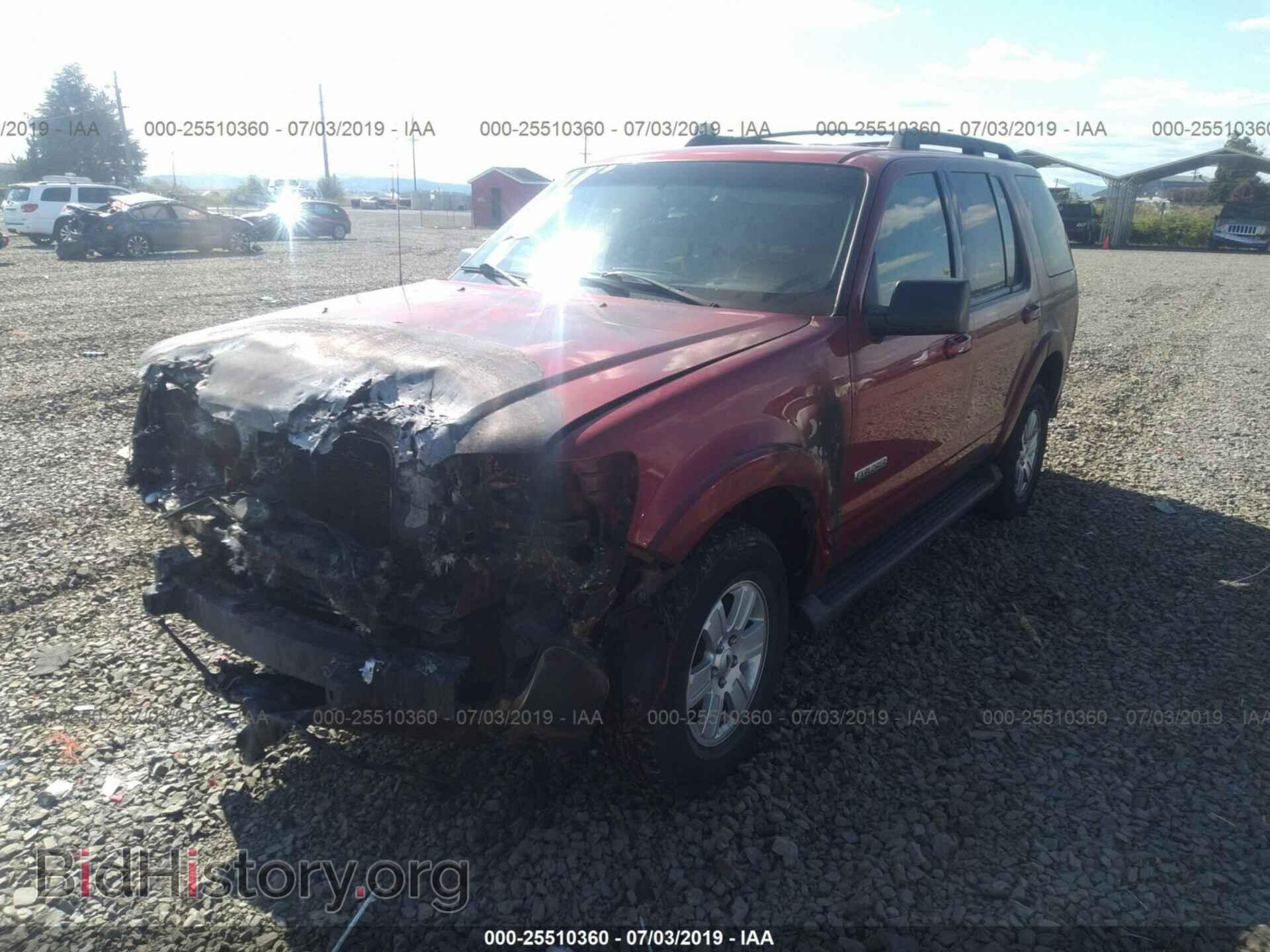 2008 FORD EXPLORER - VIN: 1FMEU73E48UA57585 - Фото 2