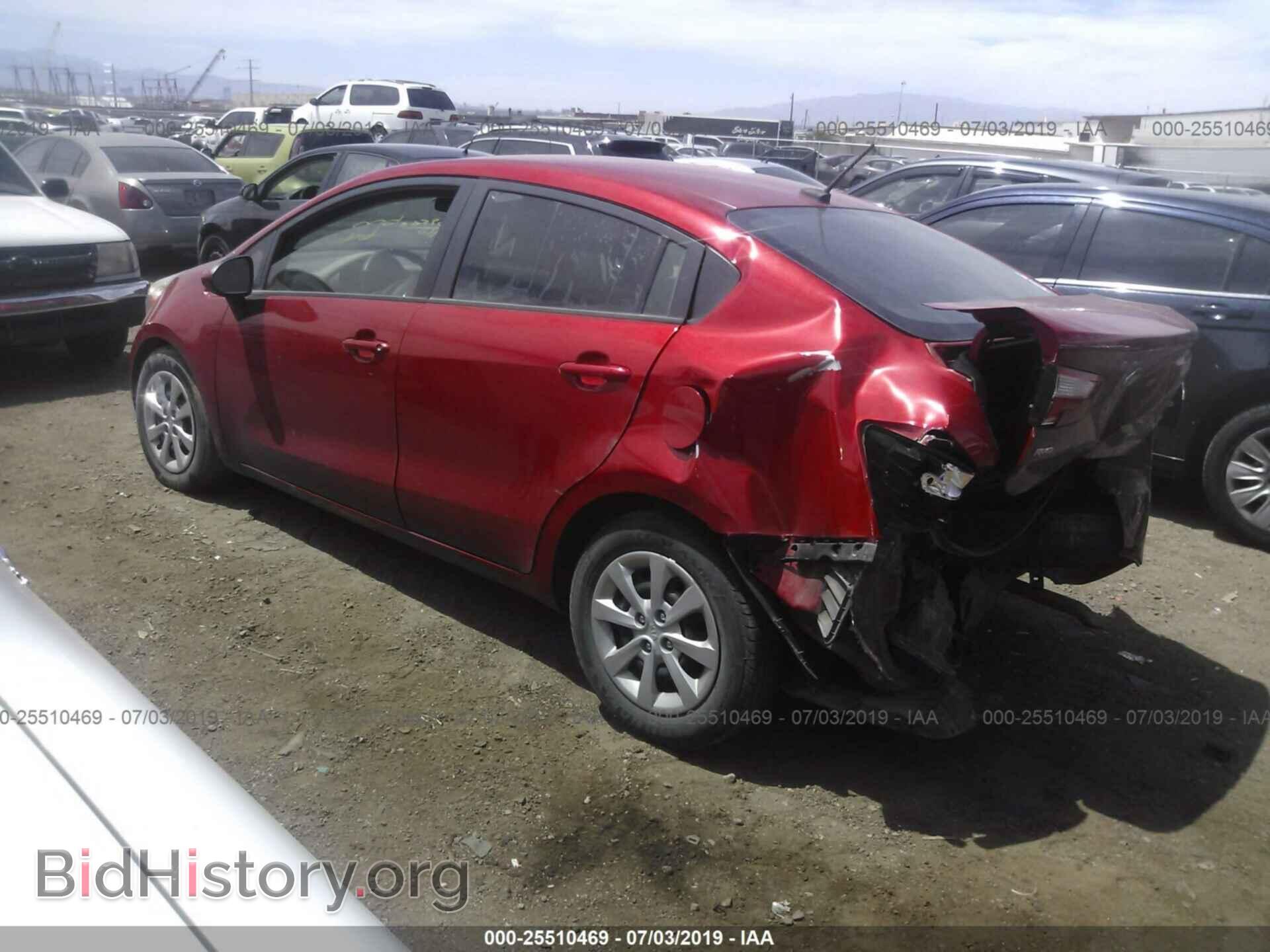 2014 KIA RIO - VIN: KNADM4A35E6327386 - Фото 3