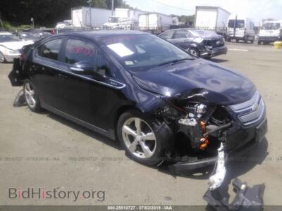 2012 Chevrolet VOLT, black — VIN 1G1RB6E46CU115997, IAAI