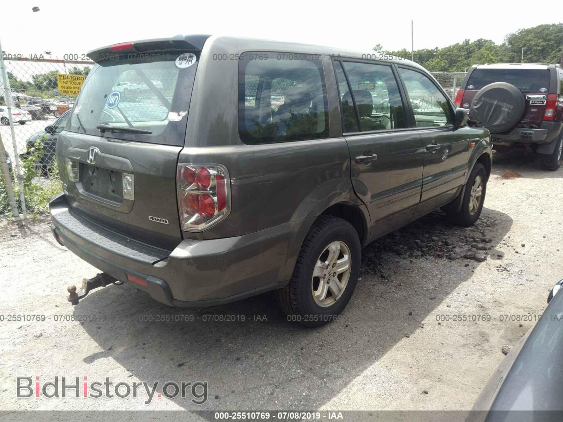 2006 HONDA PILOT - VIN: 2HKYF18146H522548 - Фото 4