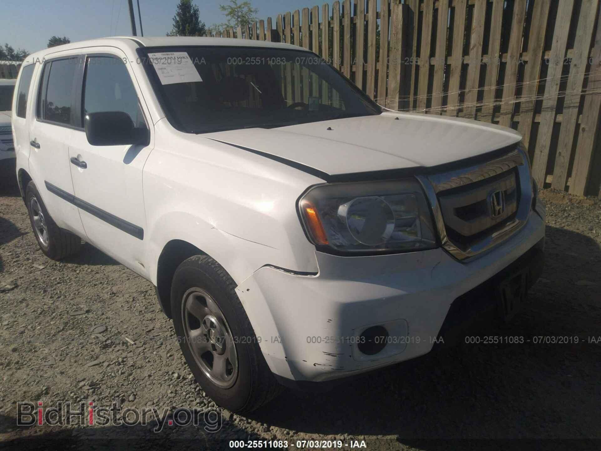 Фотография 5FNYF3H2XBB024187 - HONDA PILOT 2011