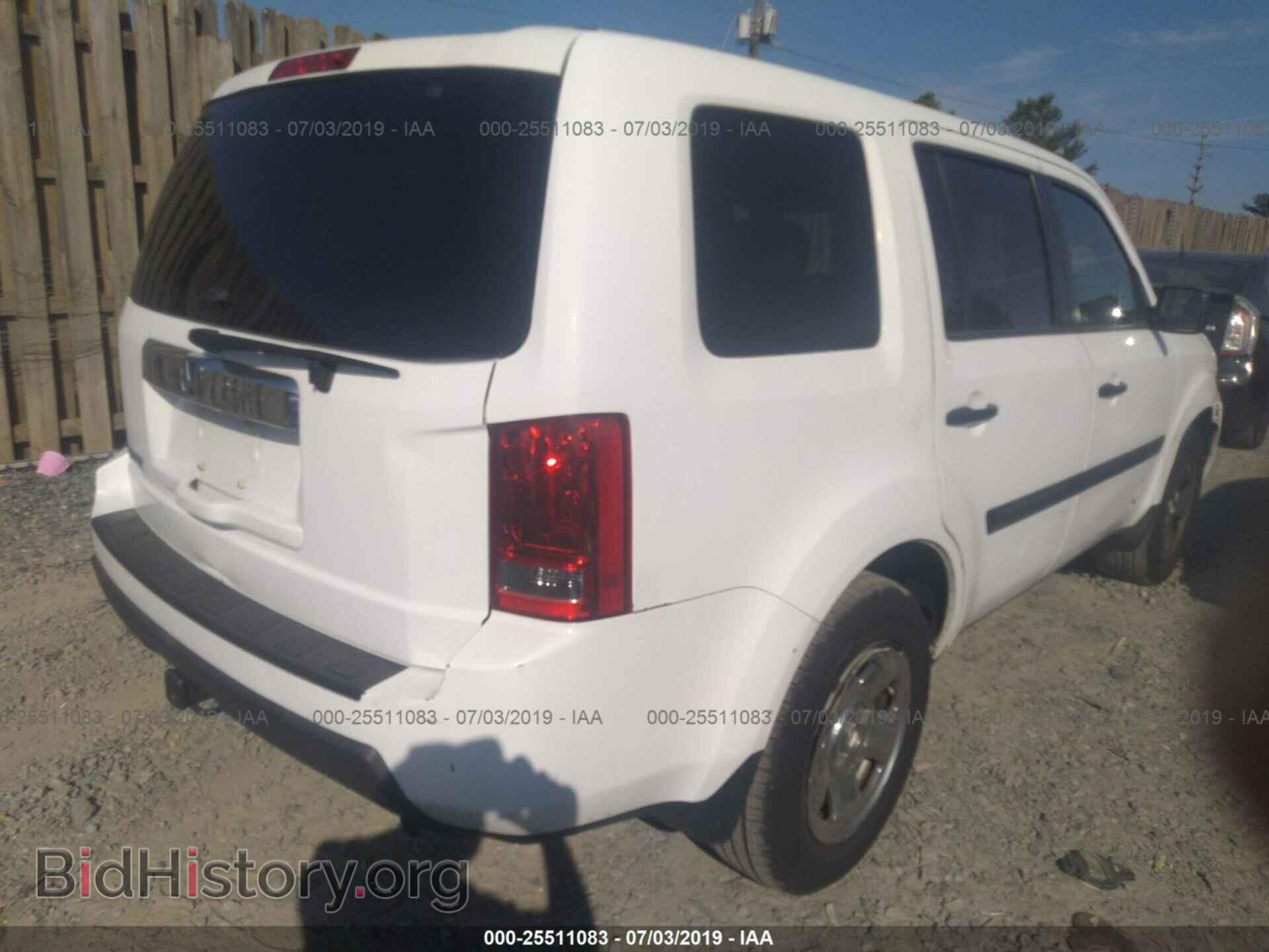 2011 HONDA PILOT - VIN: 5FNYF3H2XBB024187 - Photo 4
