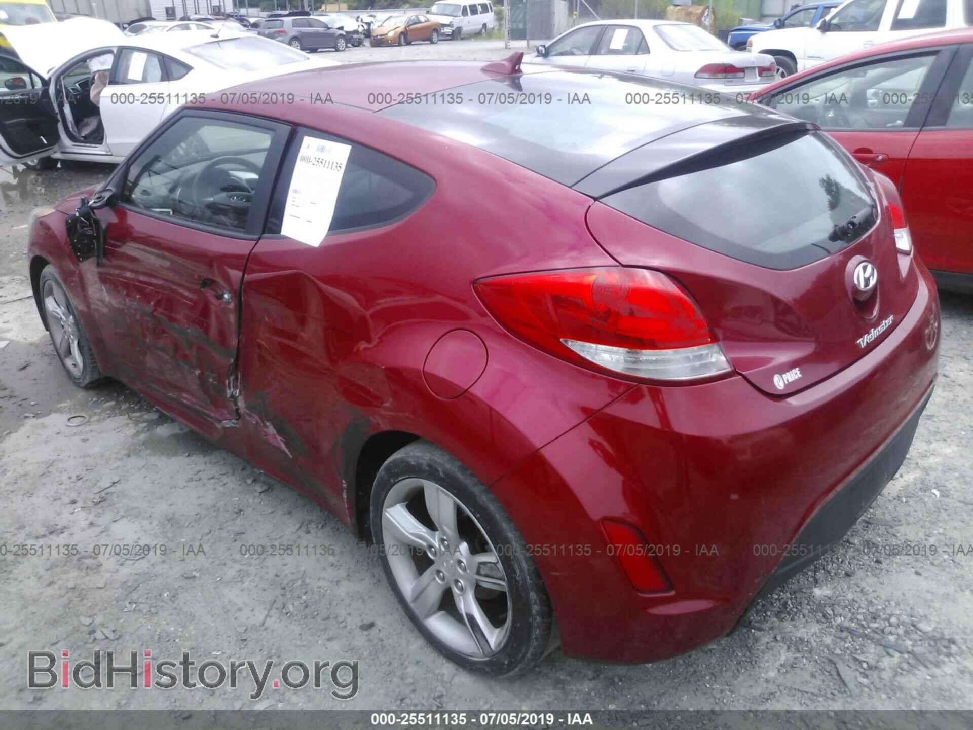 2014 HYUNDAI VELOSTER - VIN: KMHTC6AD7EU204024 - Фото 3