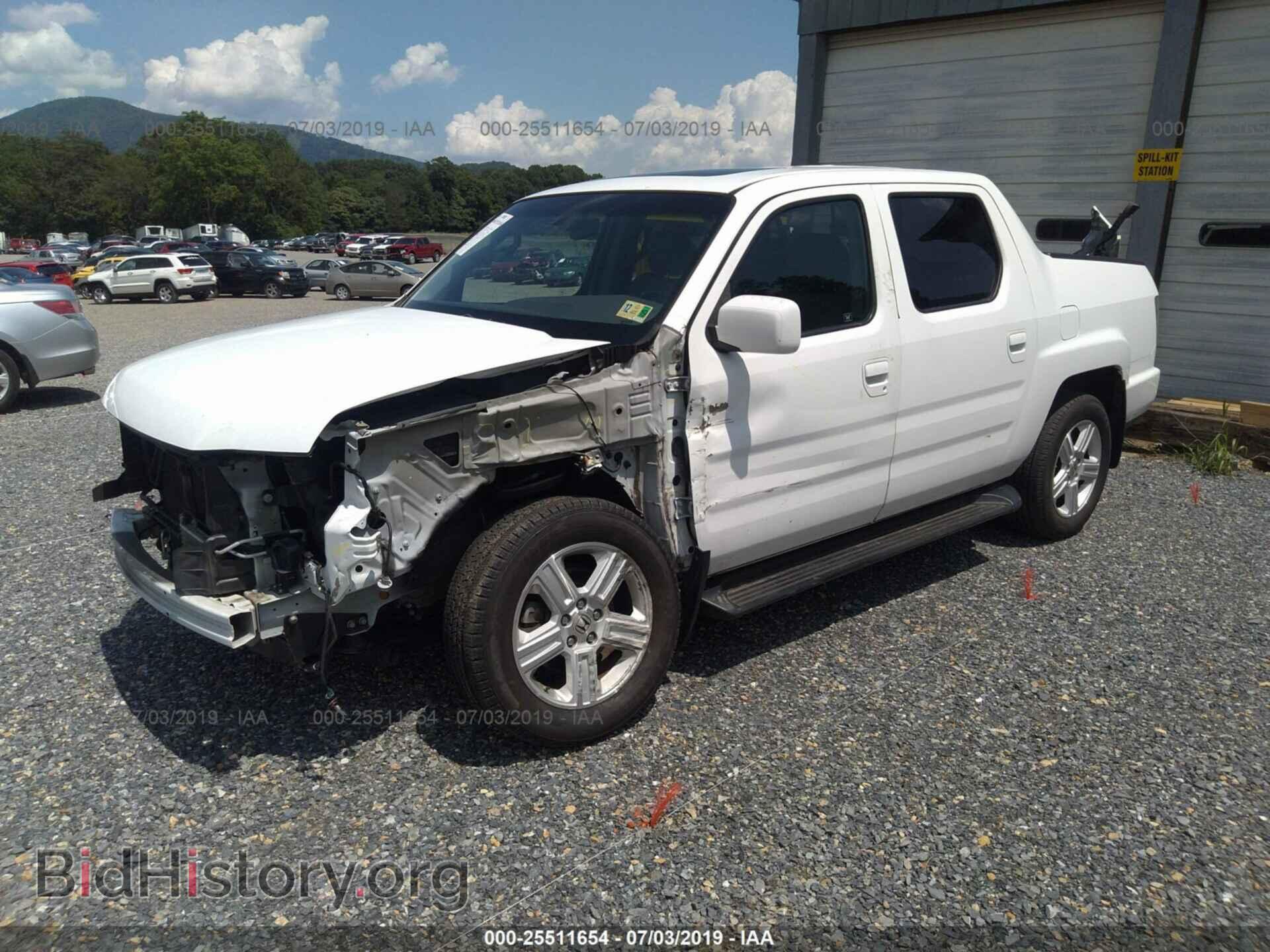 2012 HONDA RIDGELINE - VIN: 5FPYK1F52CB454429 - Фото 2