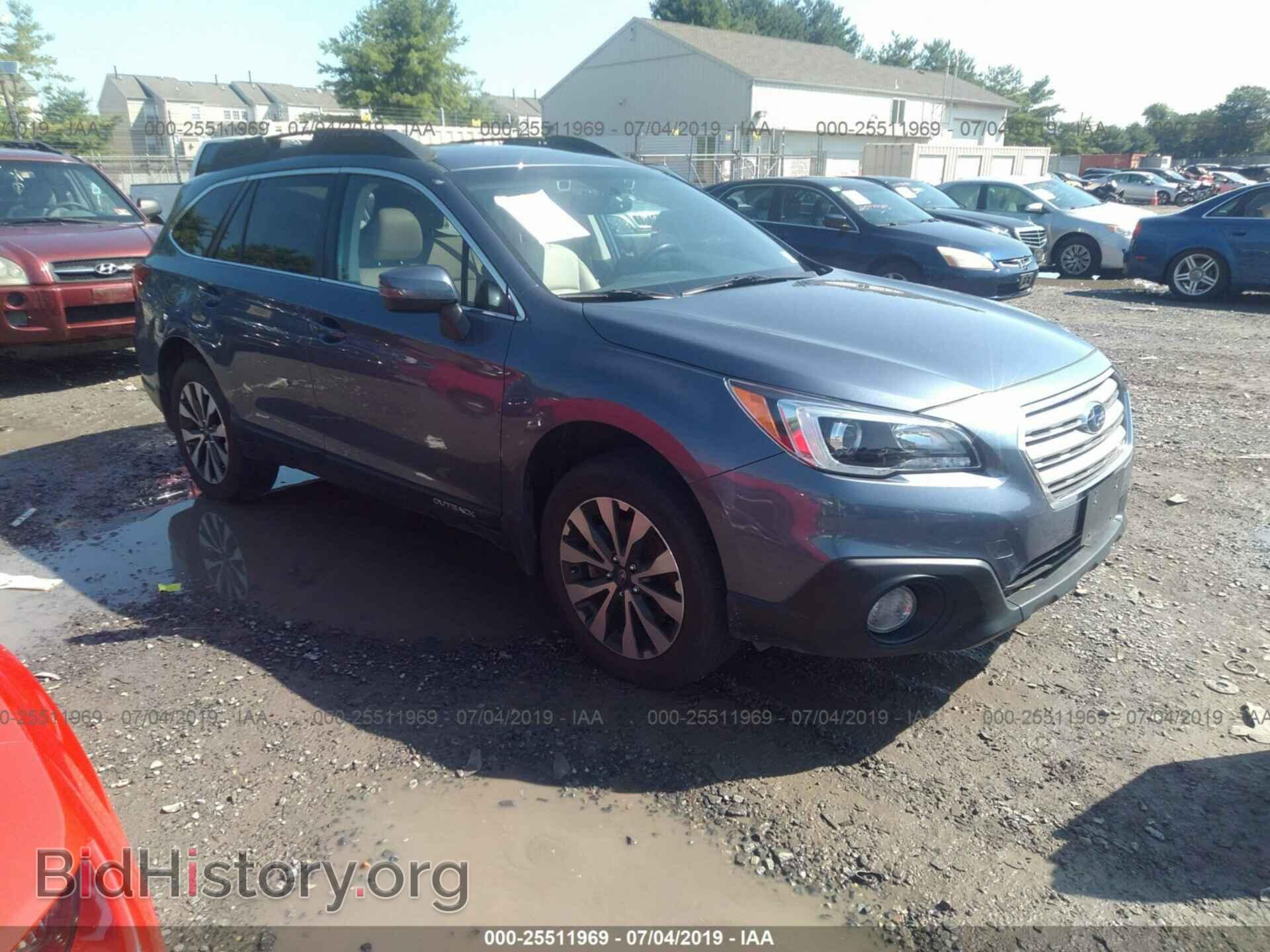 Фотография 4S4BSANC3G3243186 - SUBARU OUTBACK 2016