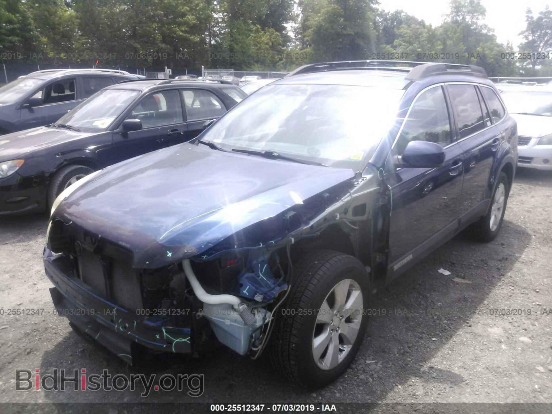 2011 SUBARU OUTBACK - VIN: 4S4BRBLC9B3316218 - Фото 2