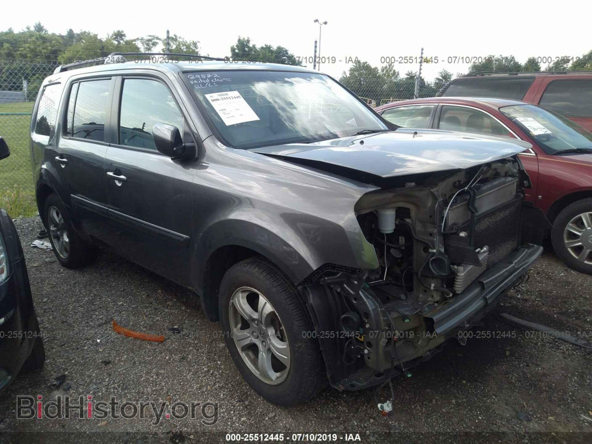 Фотография 5FNYF4H51CB047312 - HONDA PILOT 2012