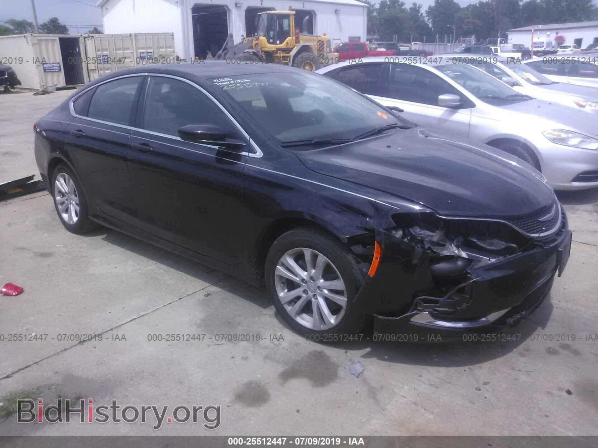 Фотография 1C3CCCAG1GN121686 - CHRYSLER 200 2016