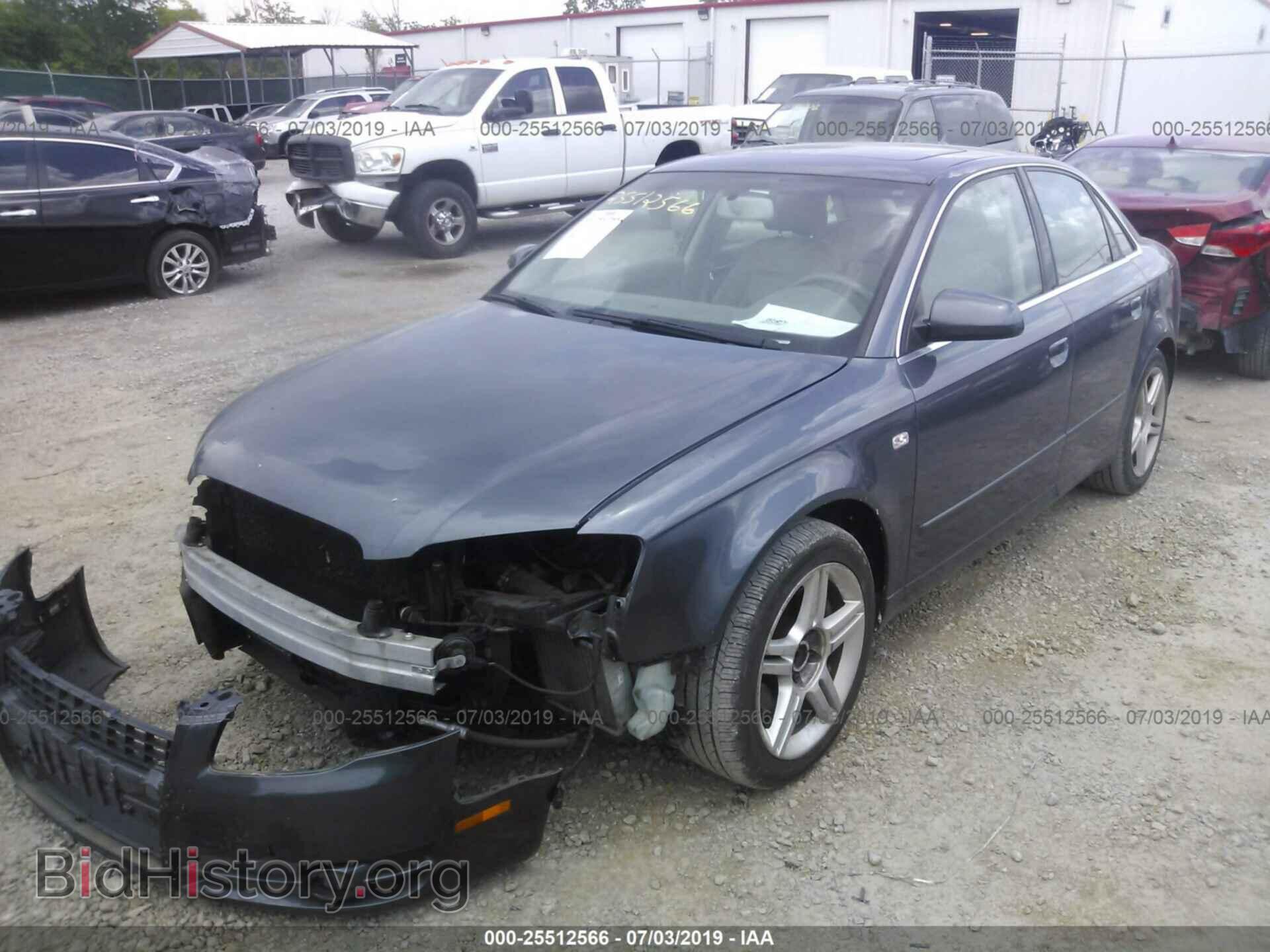 2007 AUDI A4 - VIN: WAUDF78E77A193404 - Фото 2