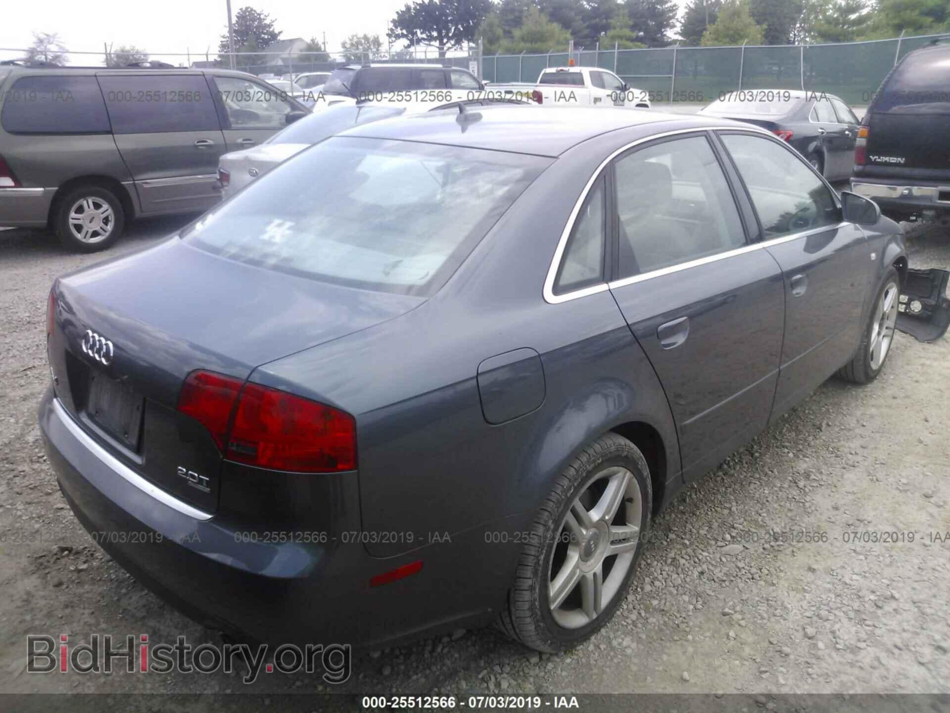2007 AUDI A4 - VIN: WAUDF78E77A193404 - Фото 4