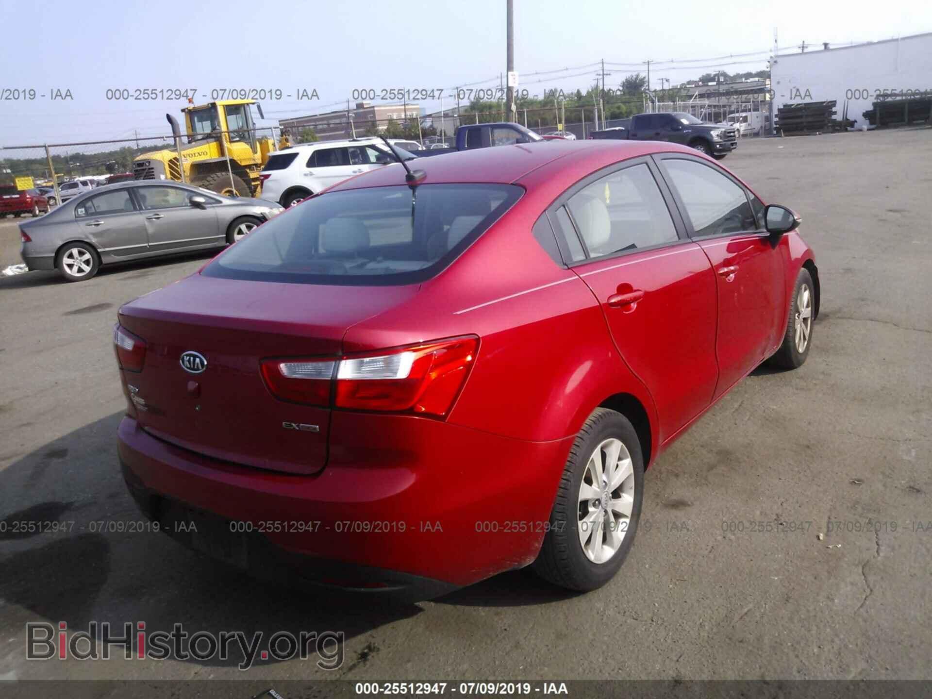 2012 KIA RIO - VIN: KNADN4A35C6072247 - Фото 4