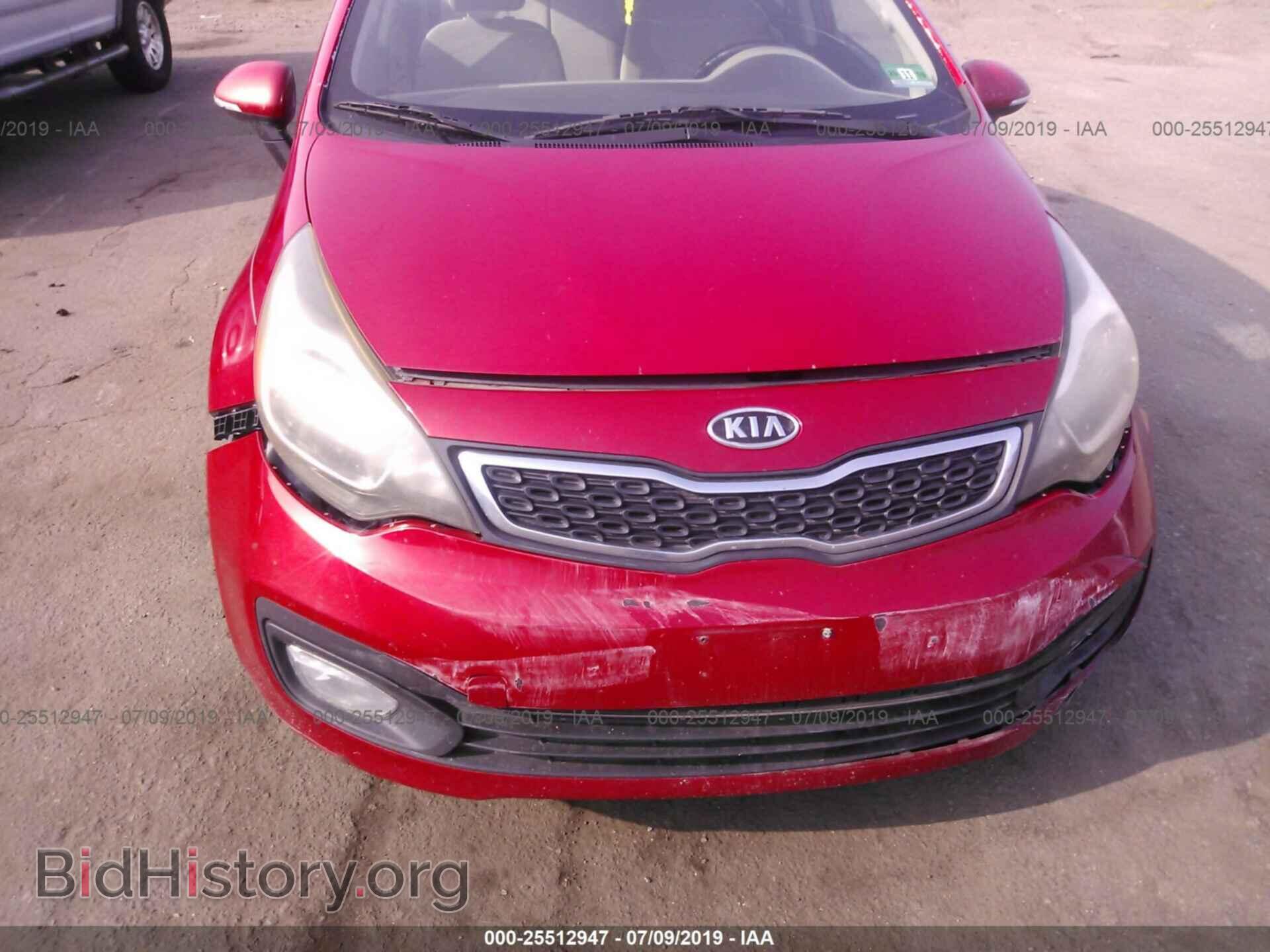 2012 KIA RIO - VIN: KNADN4A35C6072247 - Фото 6