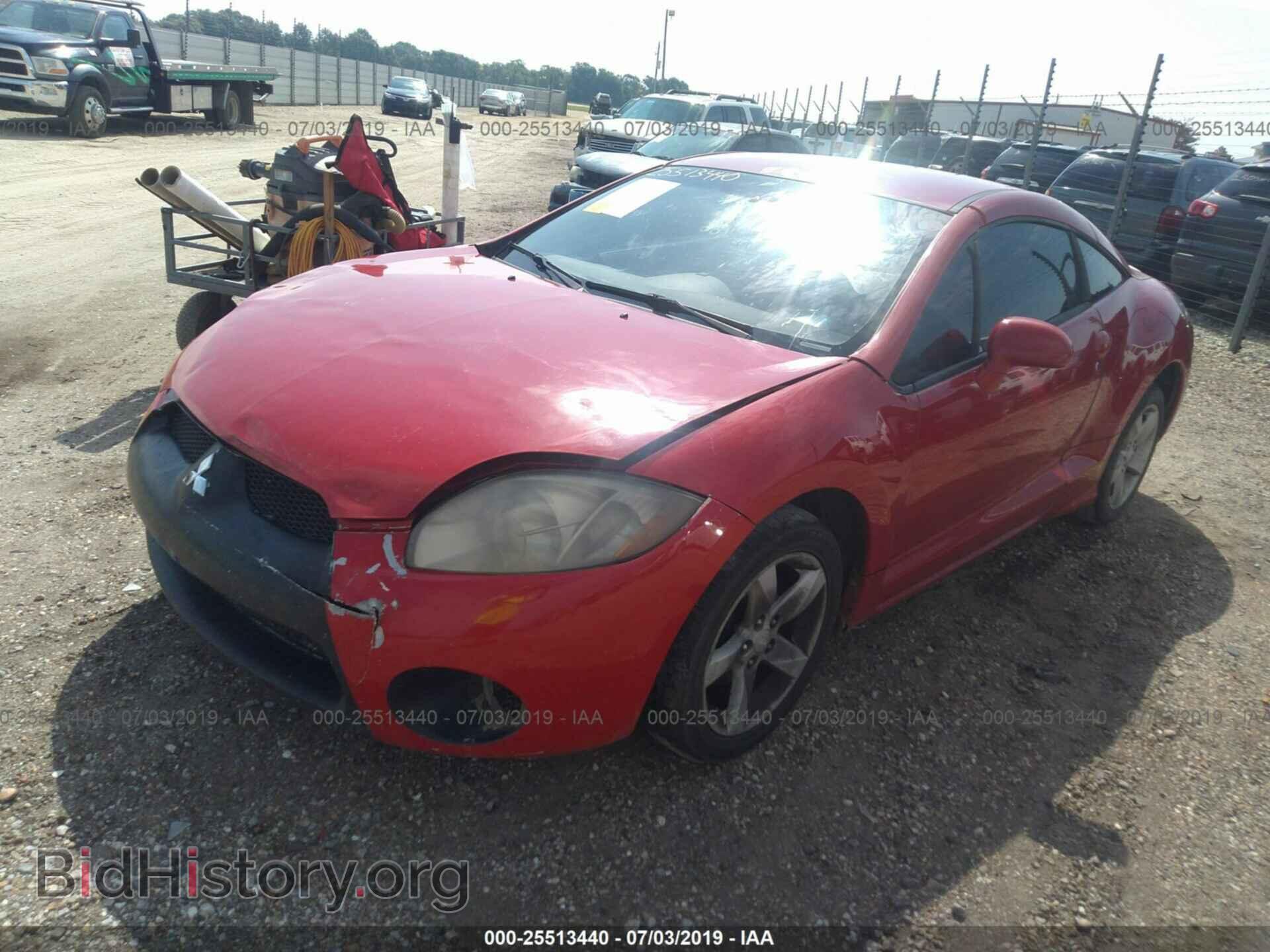 2006 MITSUBISHI ECLIPSE - VIN: 4A3AK34T76E052433 - Фото 2