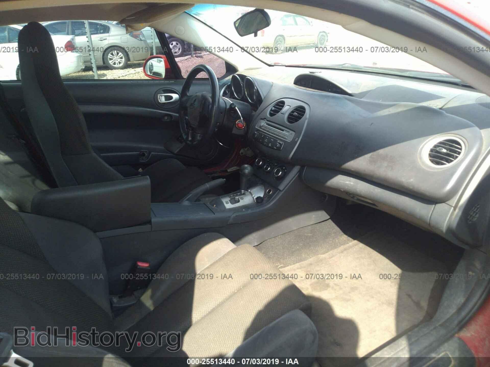 2006 MITSUBISHI ECLIPSE - VIN: 4A3AK34T76E052433 - Фото 5