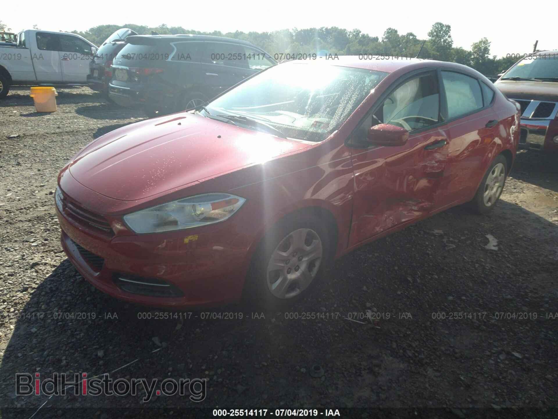 2013 DODGE DART - VIN: 1C3CDFAA3DD258804 - Фото 2