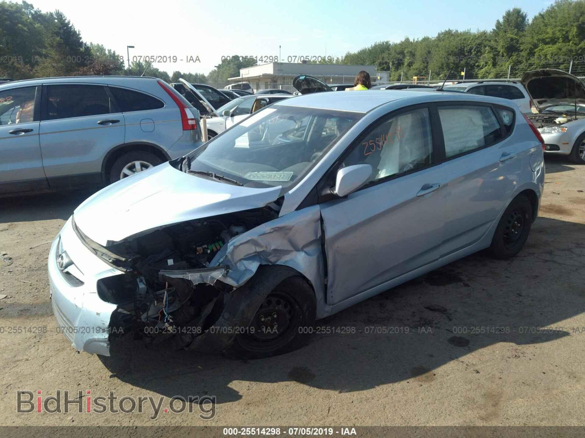 2012 HYUNDAI ACCENT - VIN: KMHCT5AE2CU052833 - Фото 2