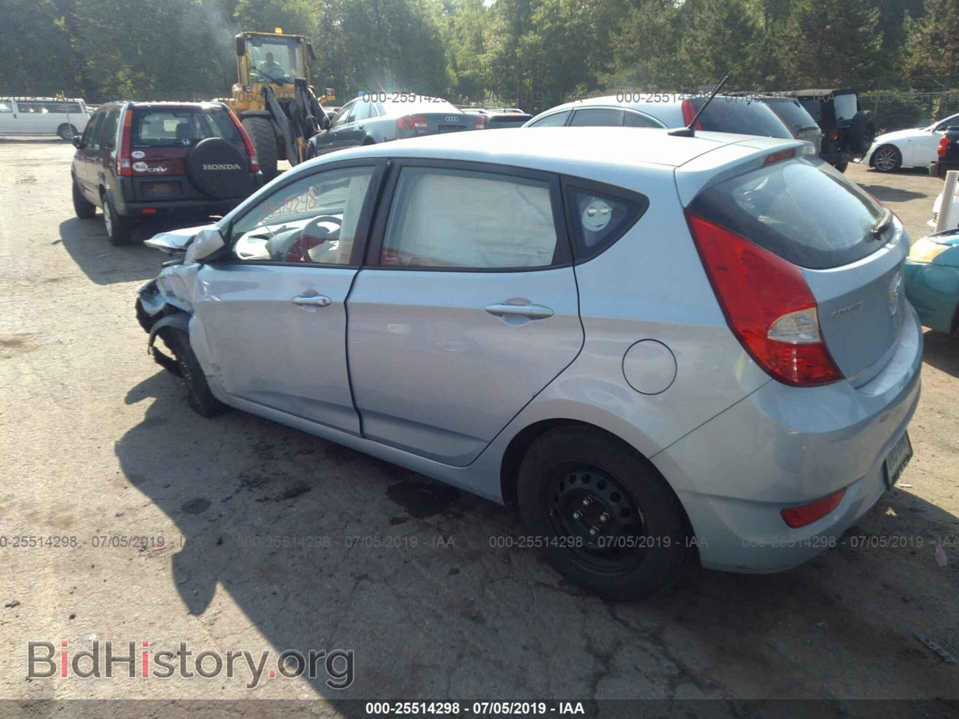 2012 HYUNDAI ACCENT - VIN: KMHCT5AE2CU052833 - Фото 3