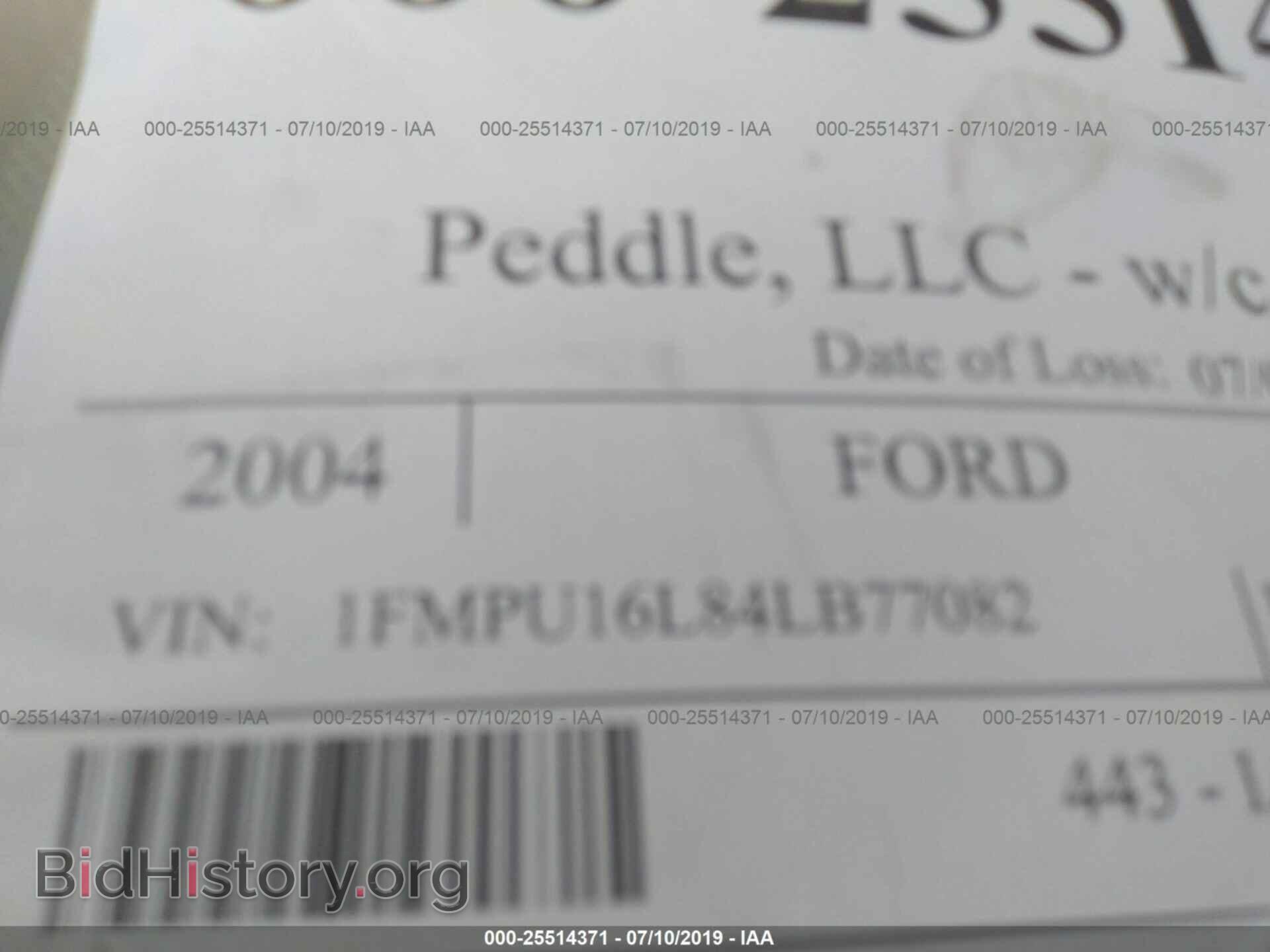 2004 FORD EXPEDITION - VIN: 1FMPU16L84LB77082 - Фото 9