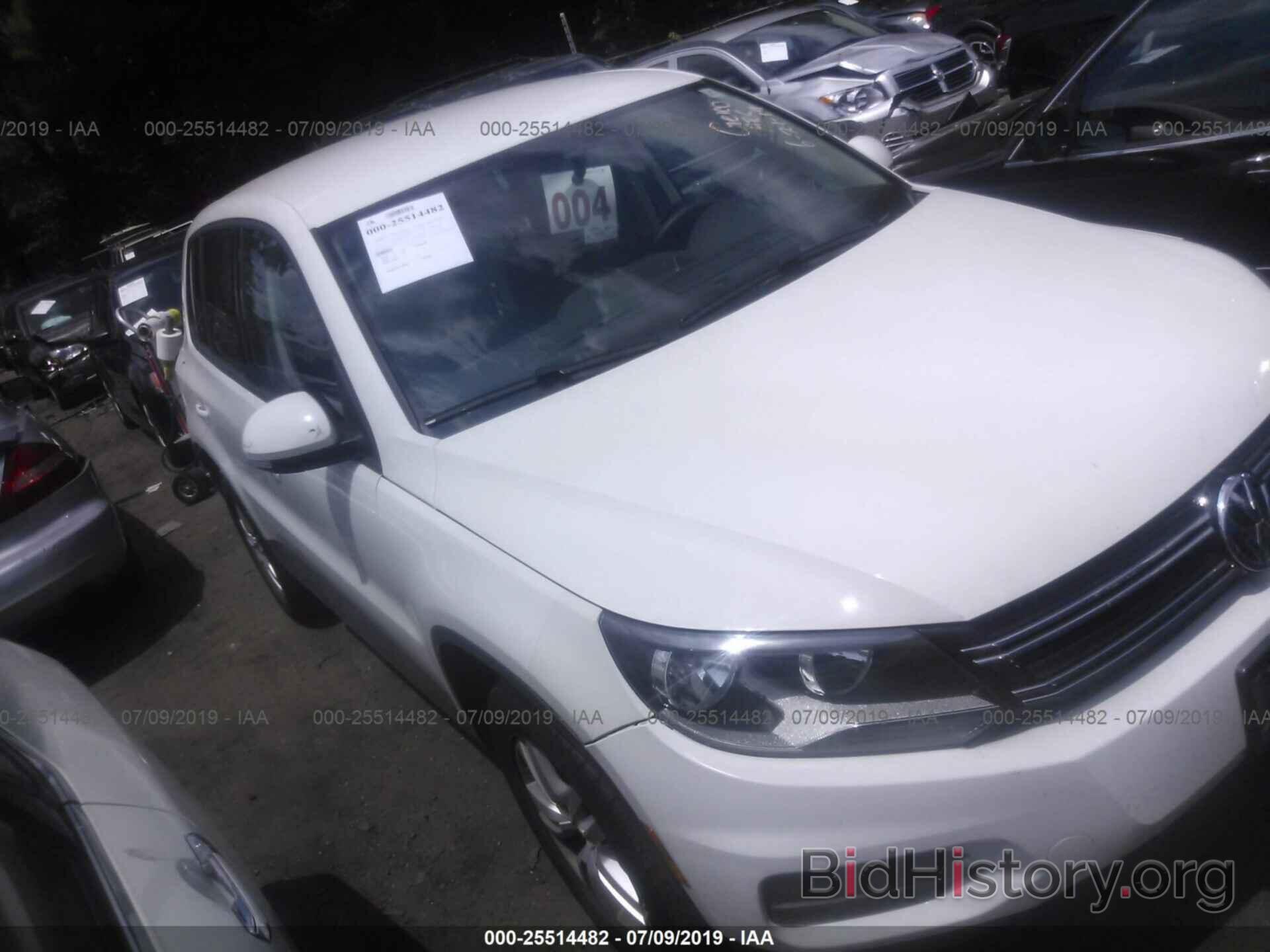 Photo WVGBV7AX2CW562820 - VOLKSWAGEN TIGUAN 2012