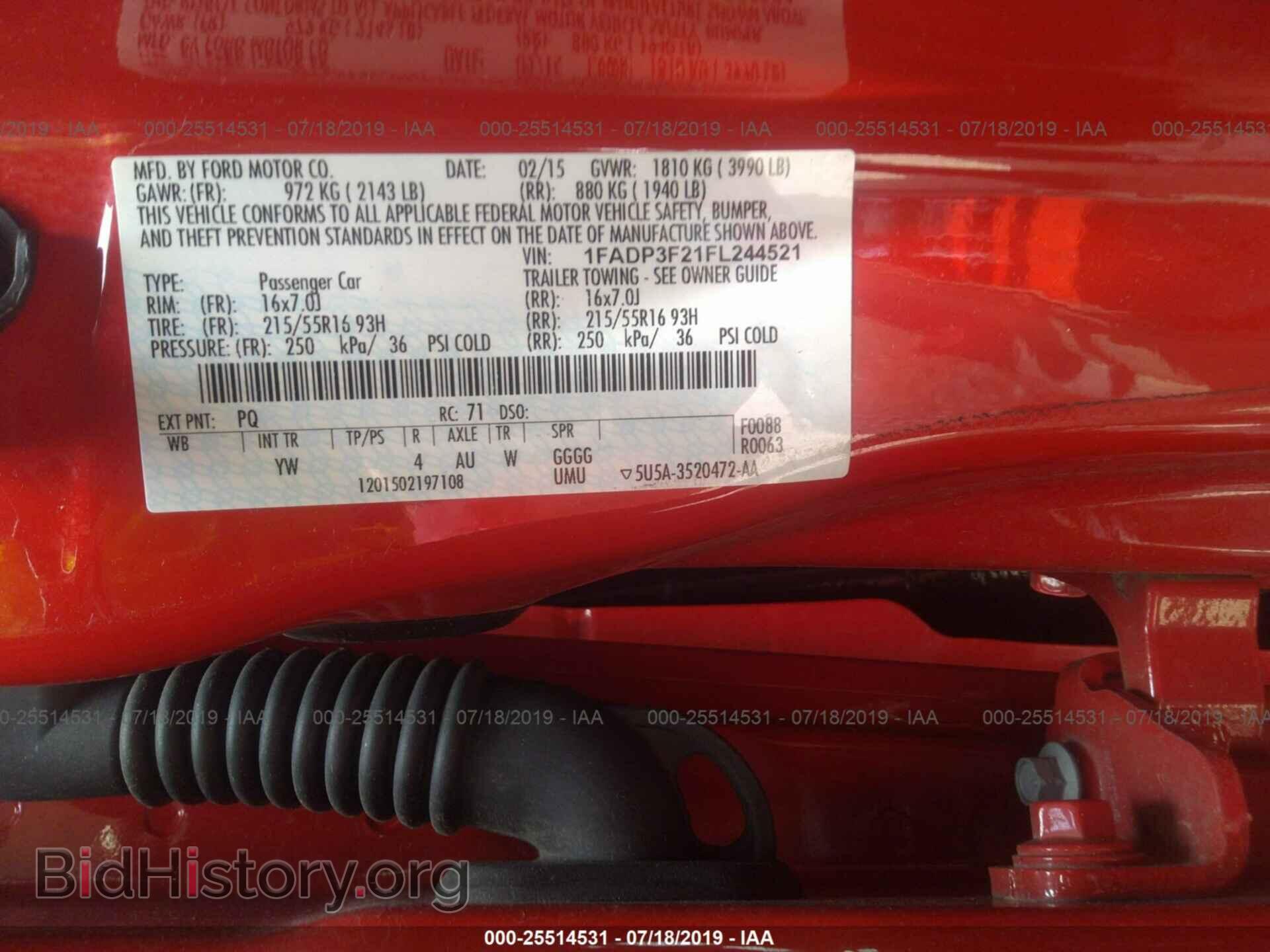 2015 FORD FOCUS - VIN: 1FADP3F21FL244521 - Photo 9