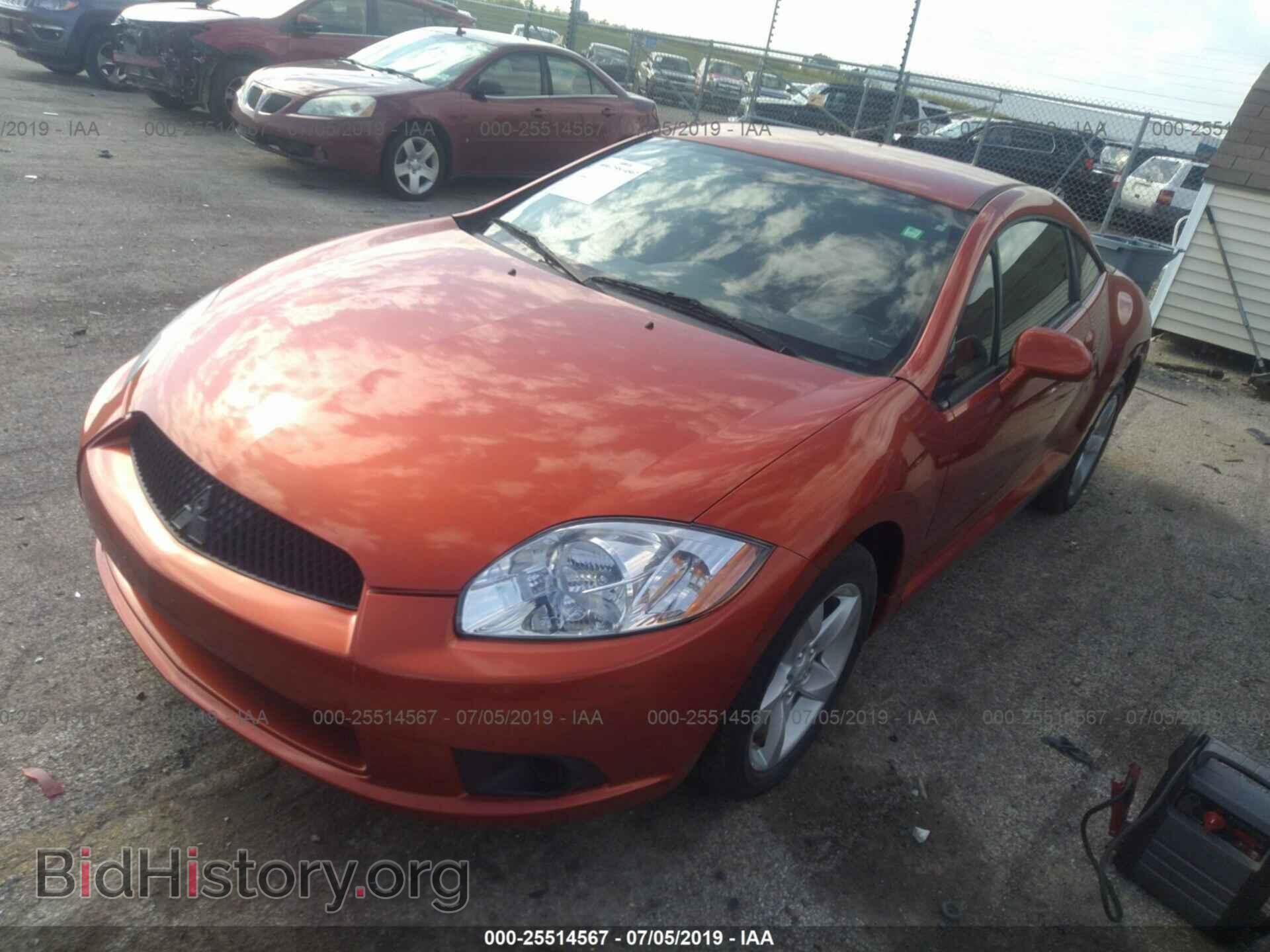 2009 MITSUBISHI ECLIPSE - VIN: 4A3AK24F49E011721 - Фото 2