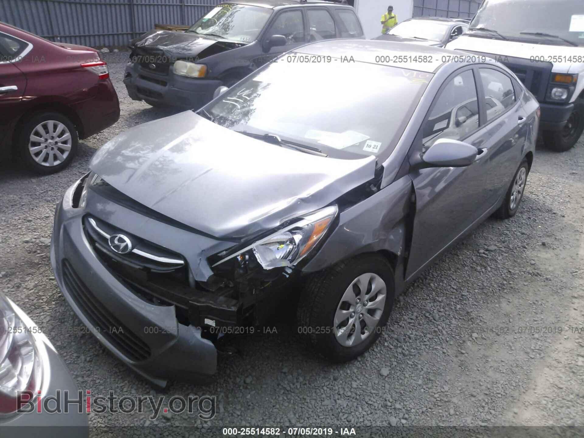 2016 HYUNDAI ACCENT - VIN: KMHCT4AE6GU012786 - Фото 2