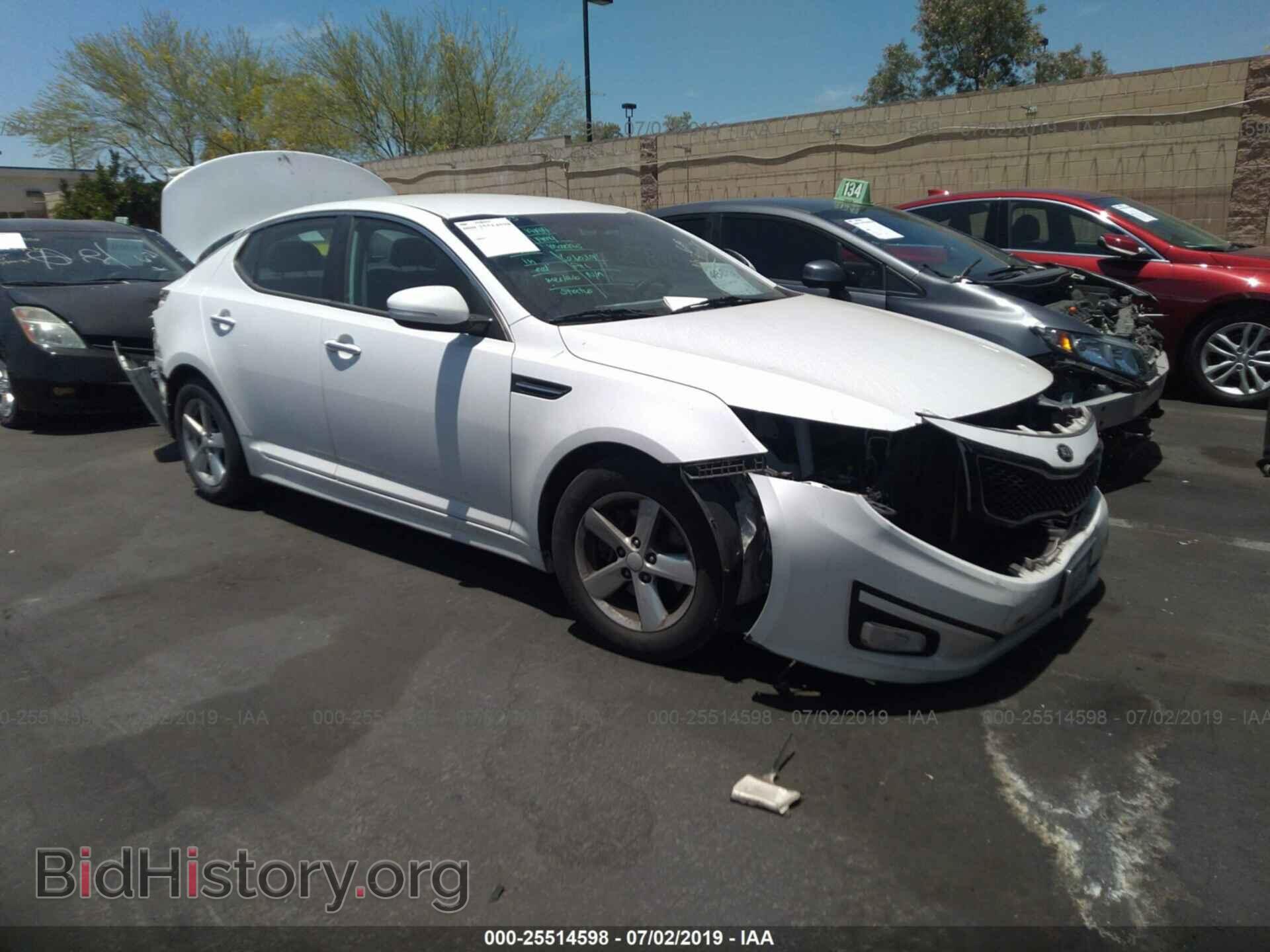 Фотография KNAGM4A71F5558843 - KIA OPTIMA 2015