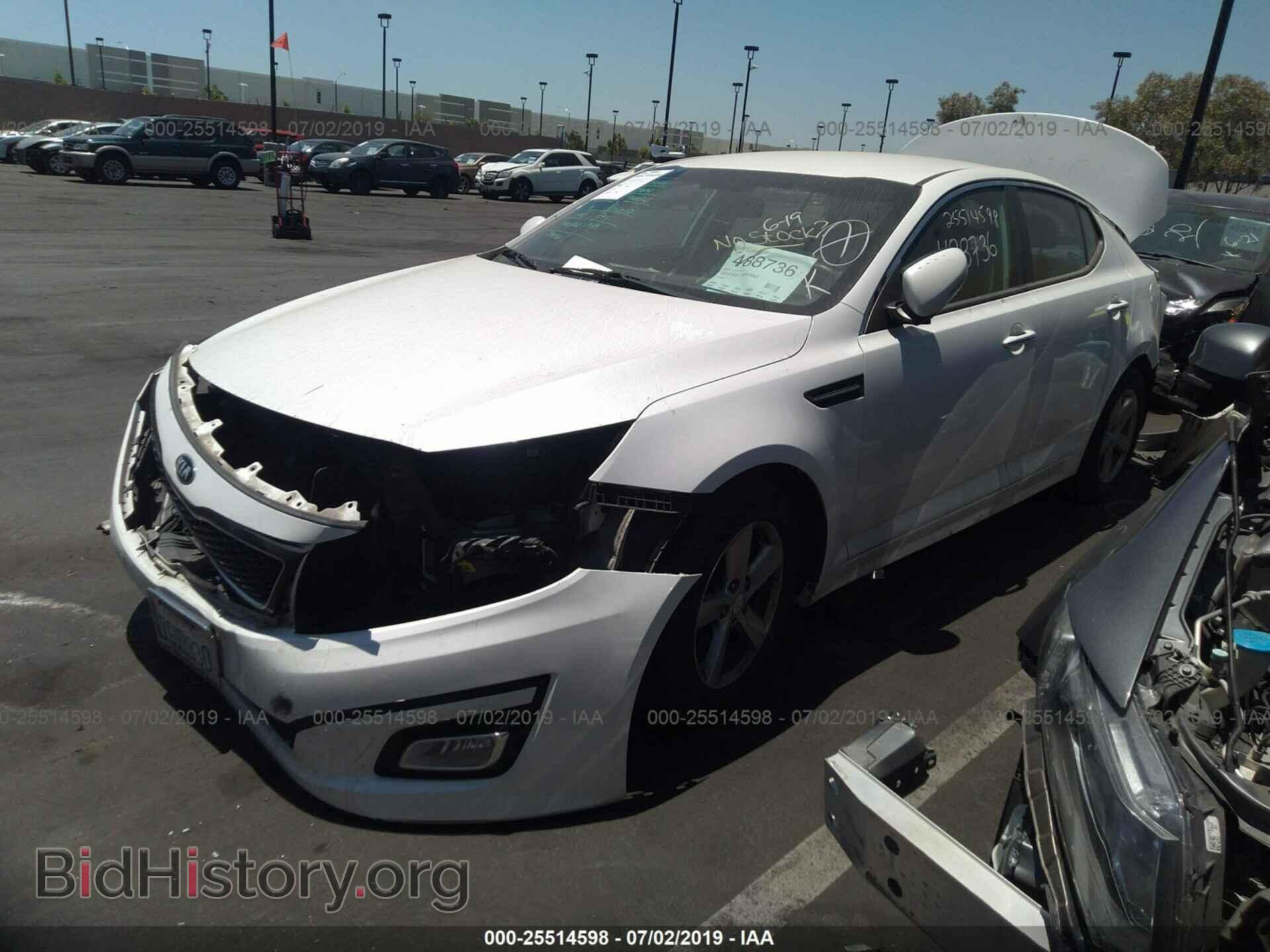 2015 KIA OPTIMA - VIN: KNAGM4A71F5558843 - Photo 2