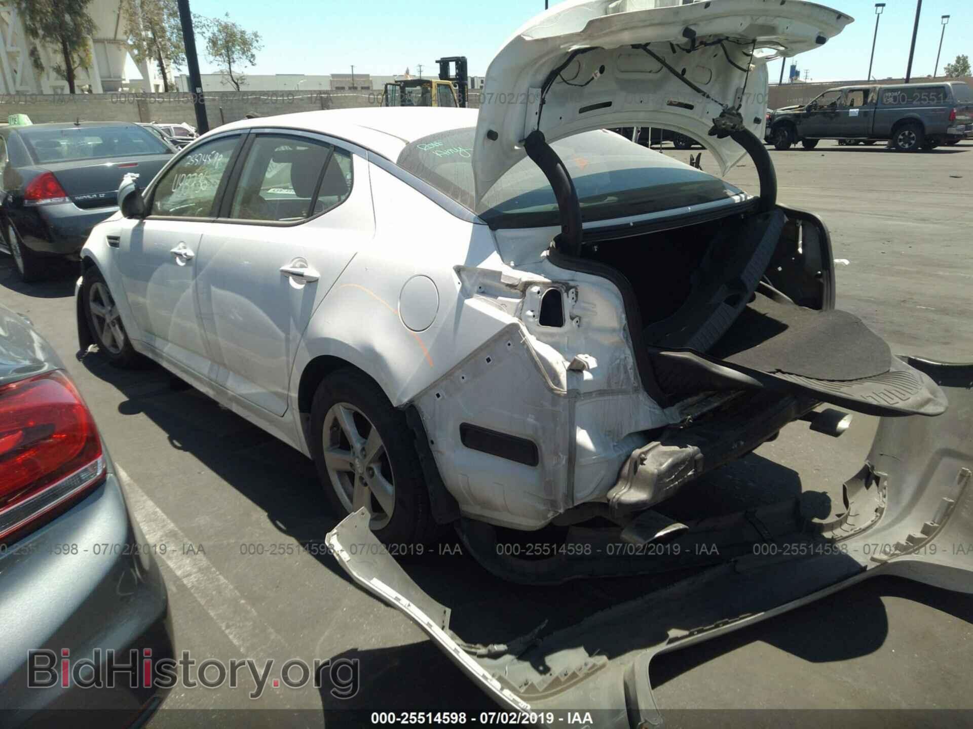 2015 KIA OPTIMA - VIN: KNAGM4A71F5558843 - Photo 3