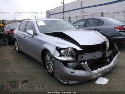 2010 Lexus LS 460, серебристый — VIN JTHCL5EF1A5008710, IAAI