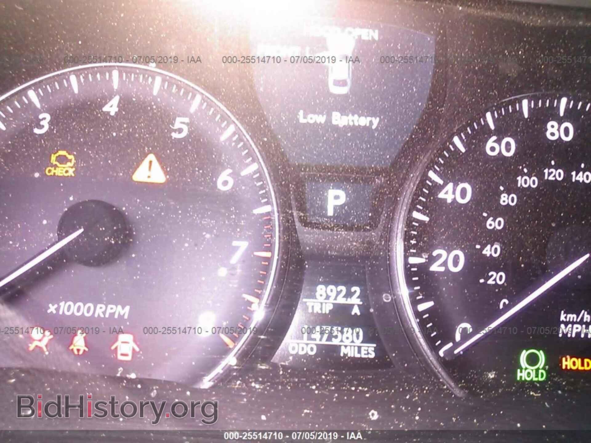 2010 LEXUS LS - VIN: JTHCL5EF1A5008710 - Фото 7
