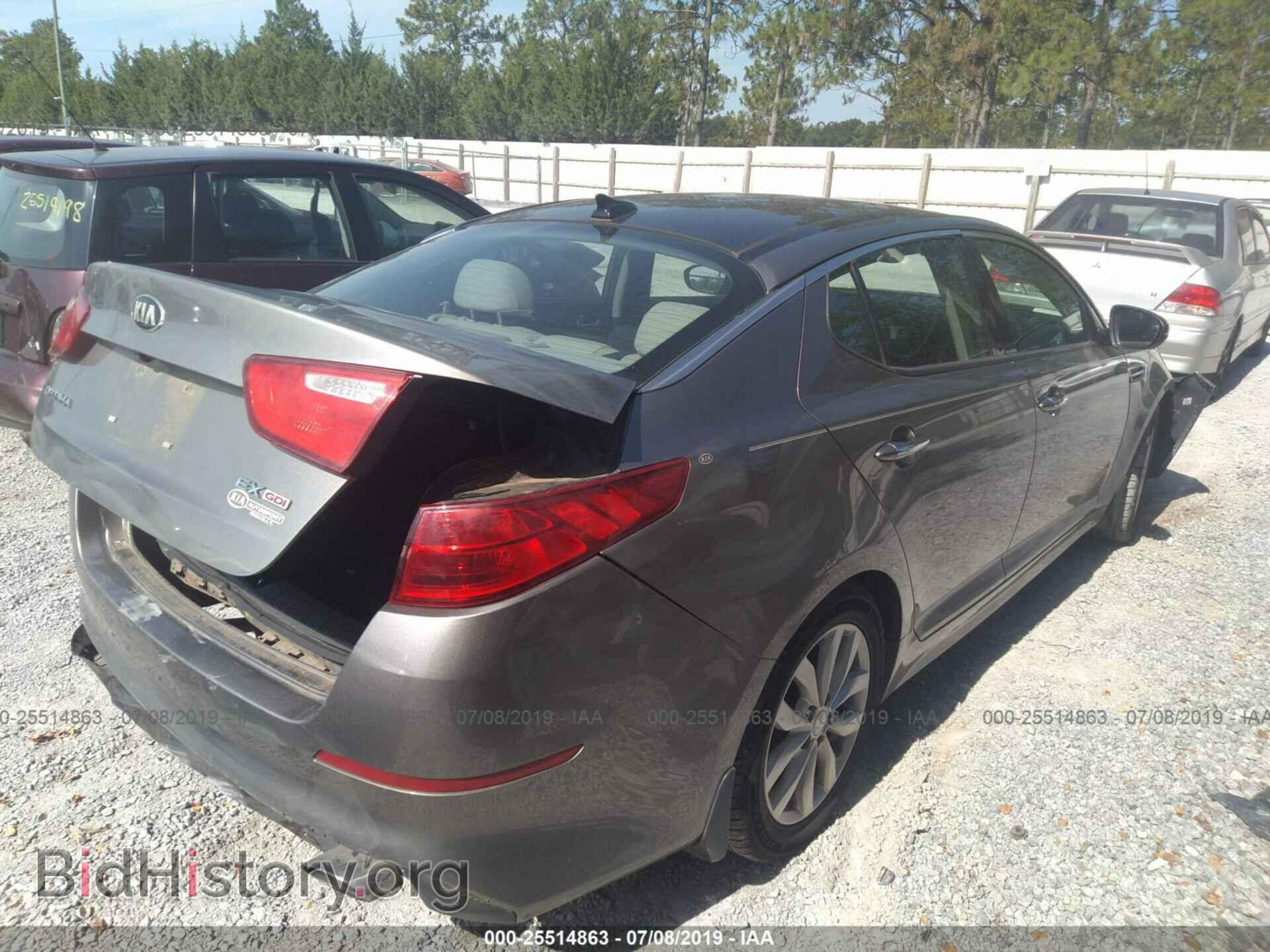 2015 KIA OPTIMA - VIN: 5XXGN4A7XFG413117 - Фото 4