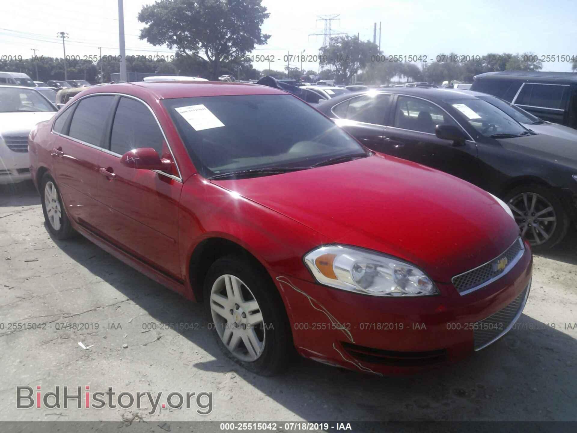 Фотография 2G1WG5E35C1161161 - CHEVROLET IMPALA 2012
