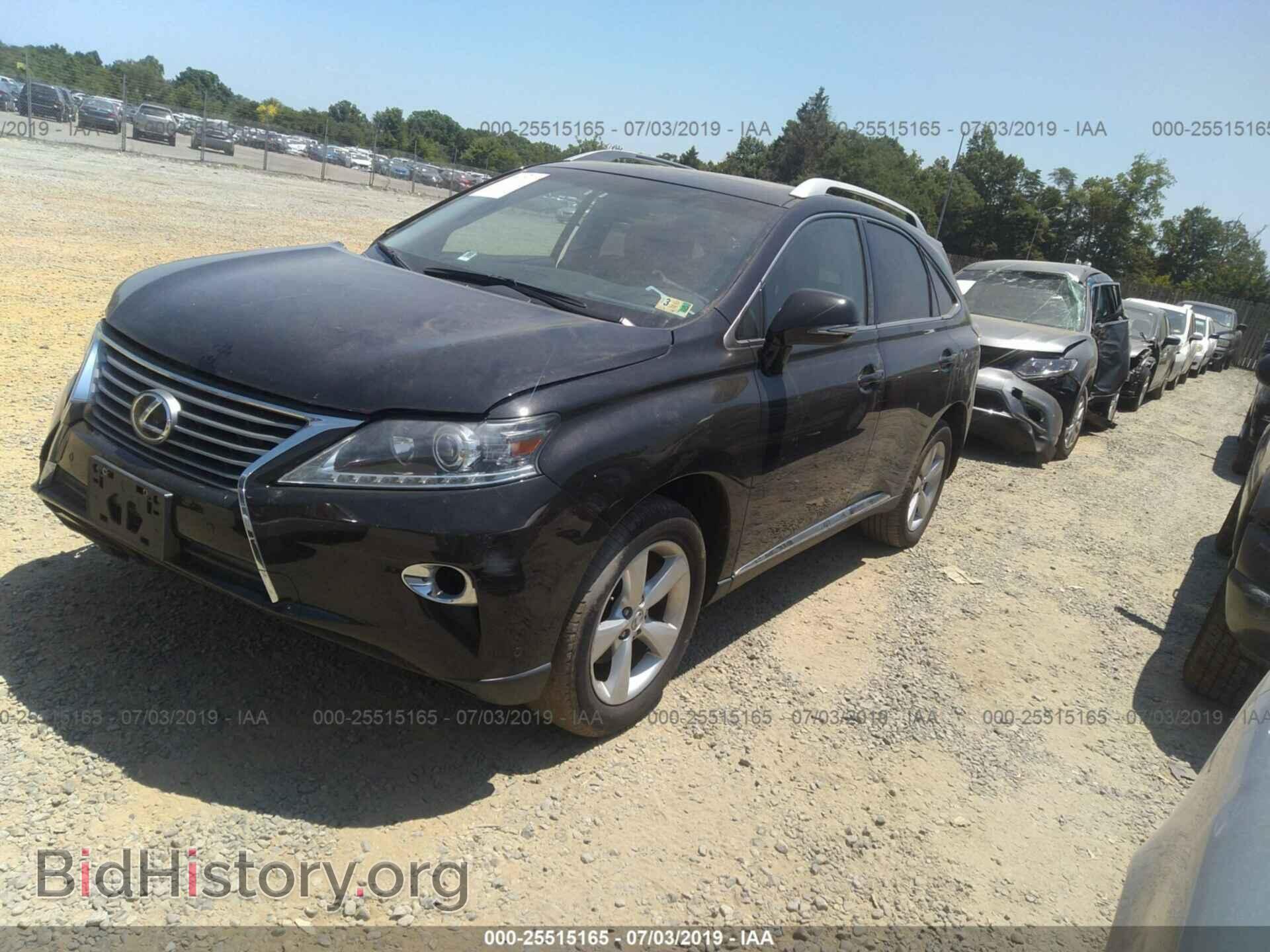 2013 LEXUS RX - VIN: 2T2BK1BA6DC191719 - Фото 2