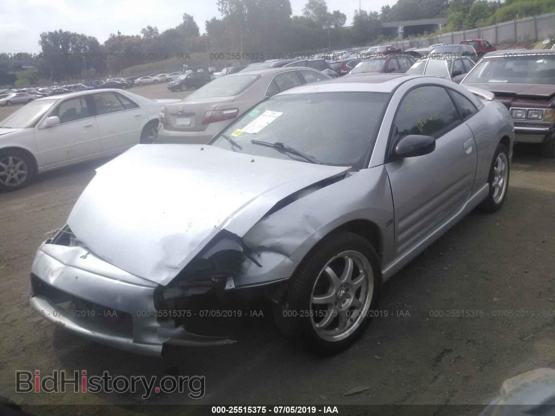 2001 MITSUBISHI ECLIPSE - VIN: 4A3AC54HX1E194403 - Фото 2