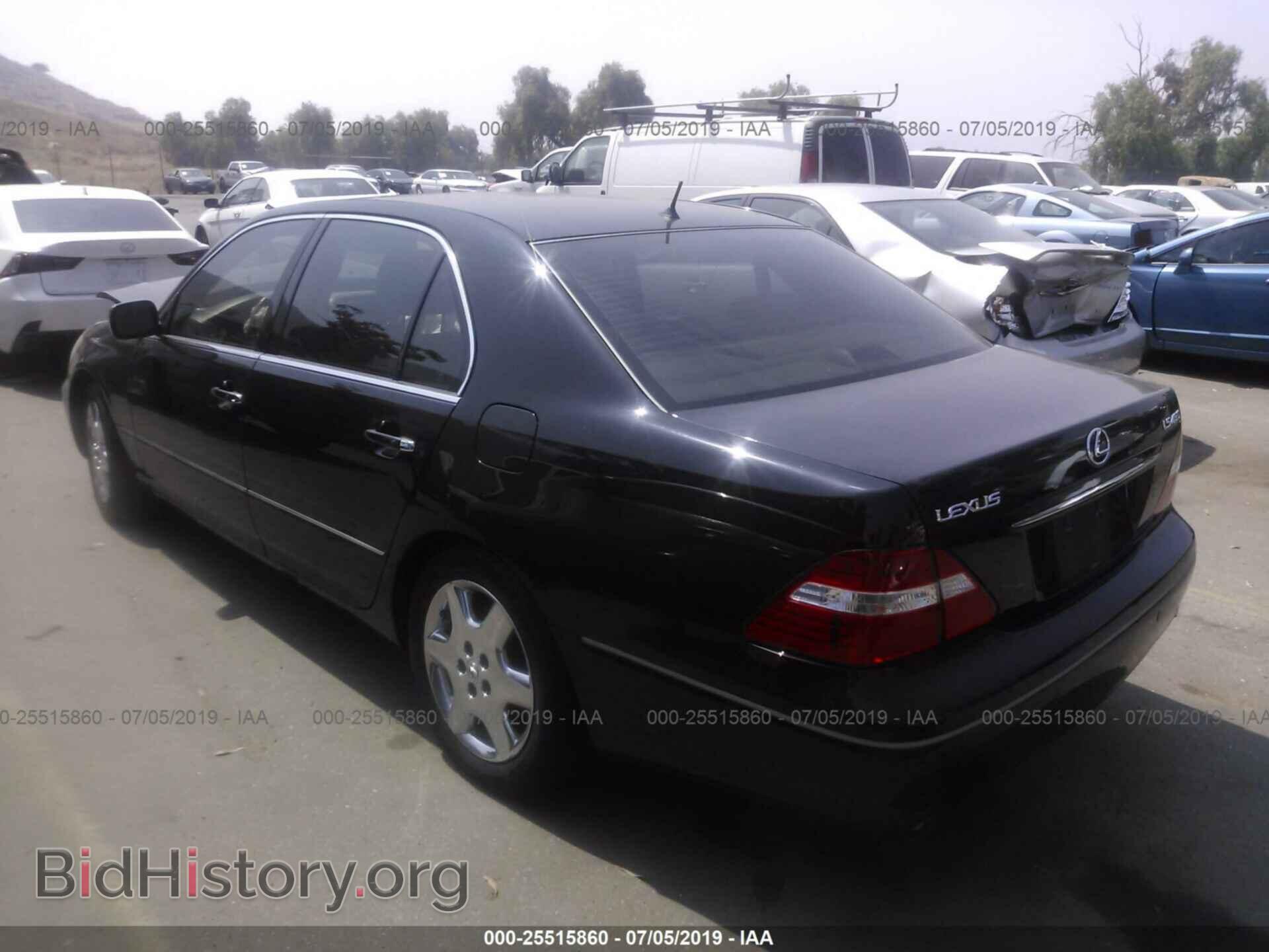 2005 LEXUS LS - VIN: JTHBN36F550180749 - Photo 3