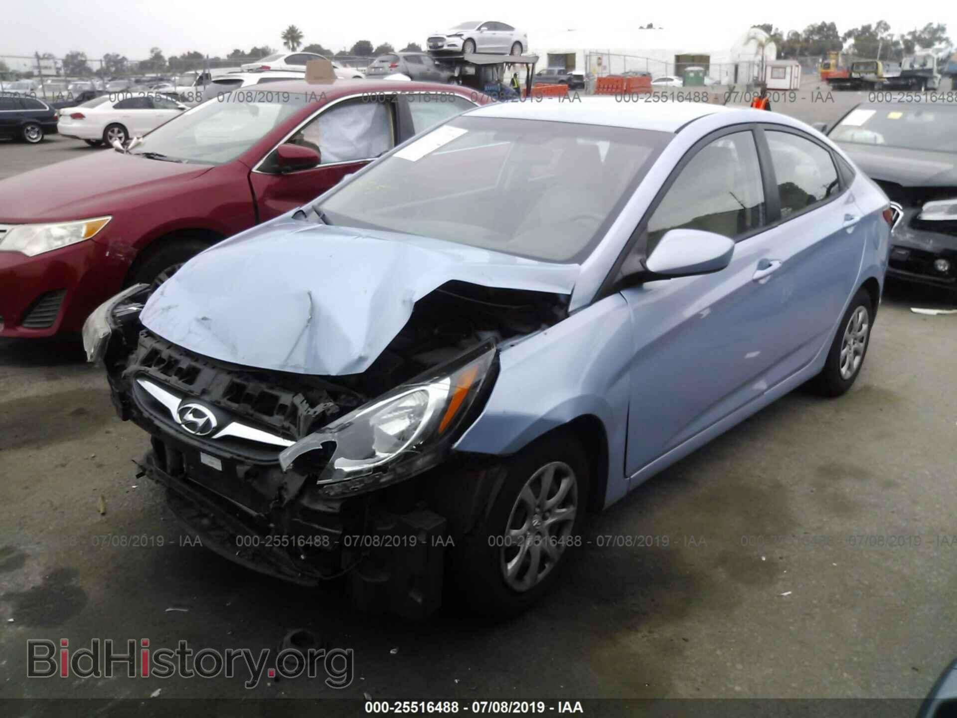 2014 HYUNDAI ACCENT - VIN: KMHCT4AE0EU714793 - Фото 2