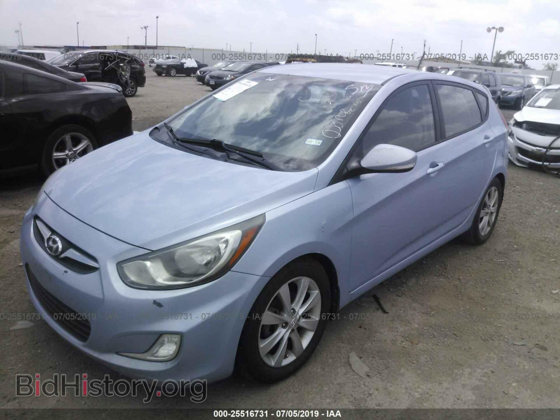 2013 HYUNDAI ACCENT - VIN: KMHCU5AE9DU083382 - Фото 2