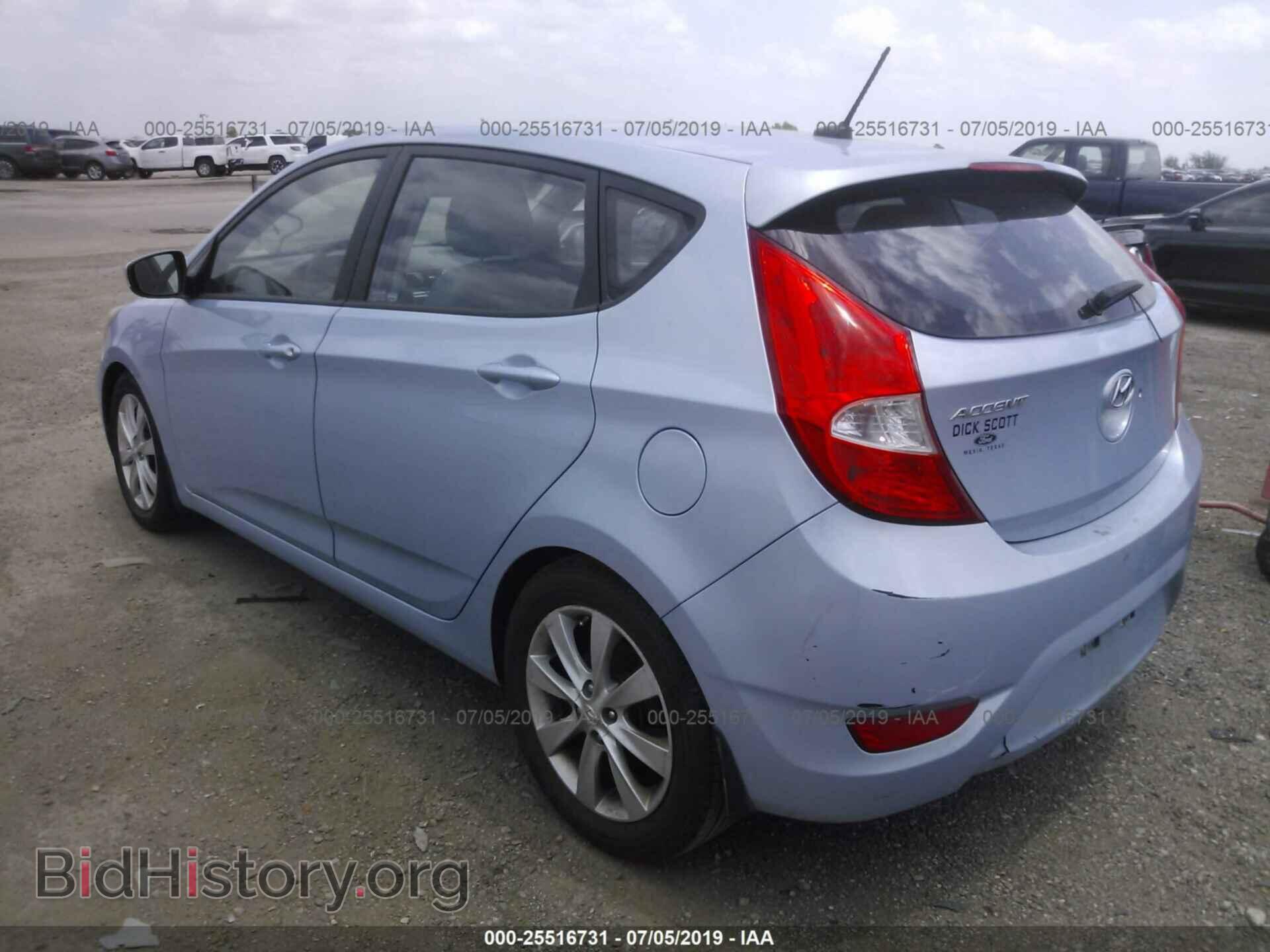 2013 HYUNDAI ACCENT - VIN: KMHCU5AE9DU083382 - Фото 3