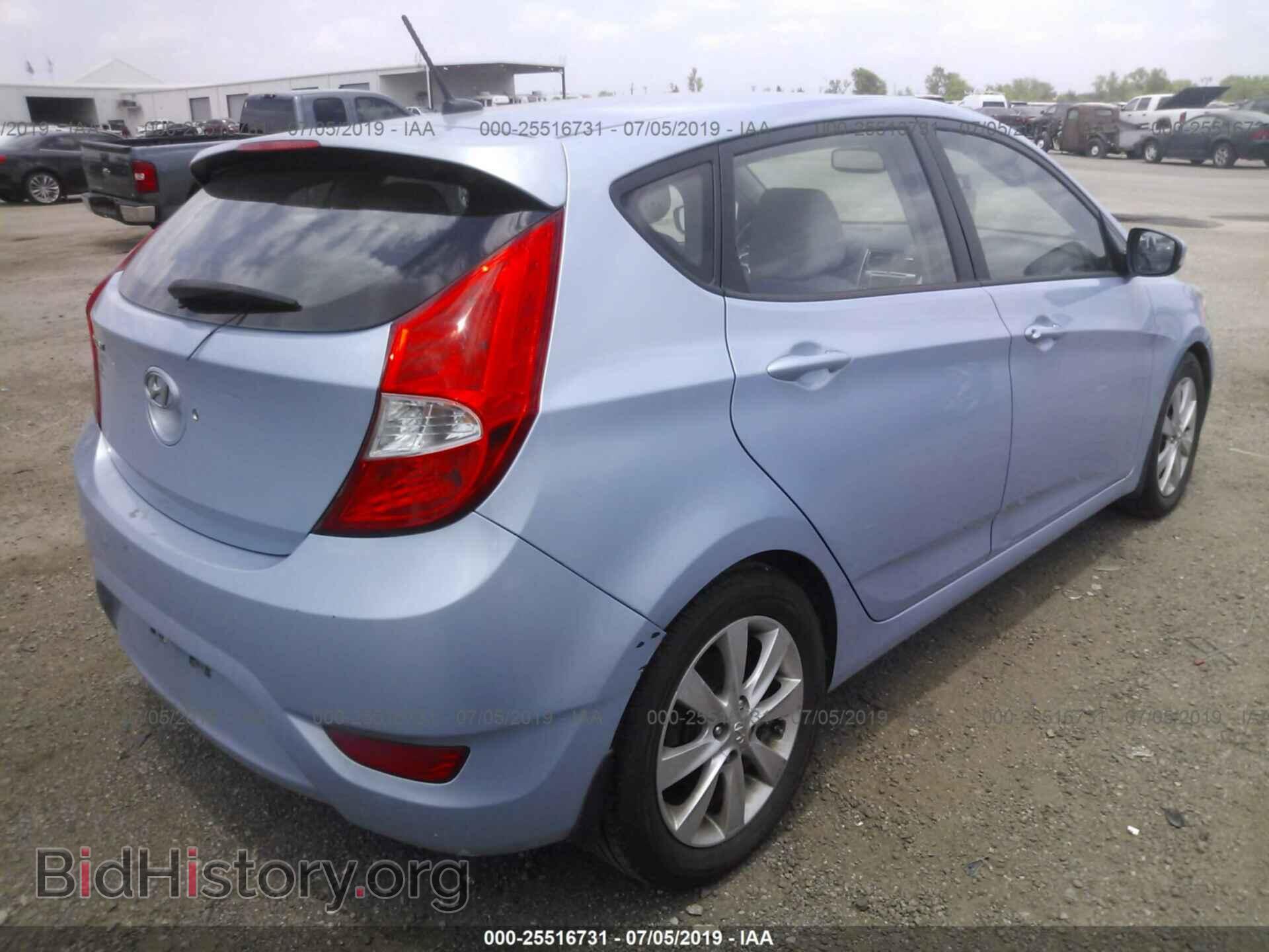 2013 HYUNDAI ACCENT - VIN: KMHCU5AE9DU083382 - Фото 4