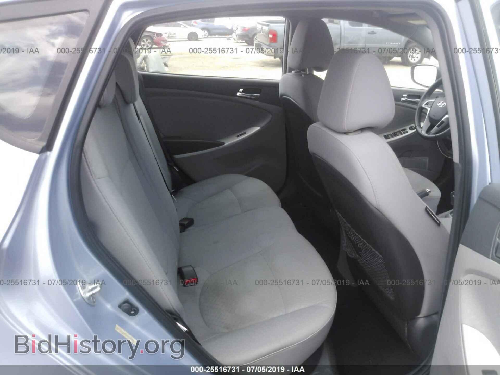 2013 HYUNDAI ACCENT - VIN: KMHCU5AE9DU083382 - Фото 8