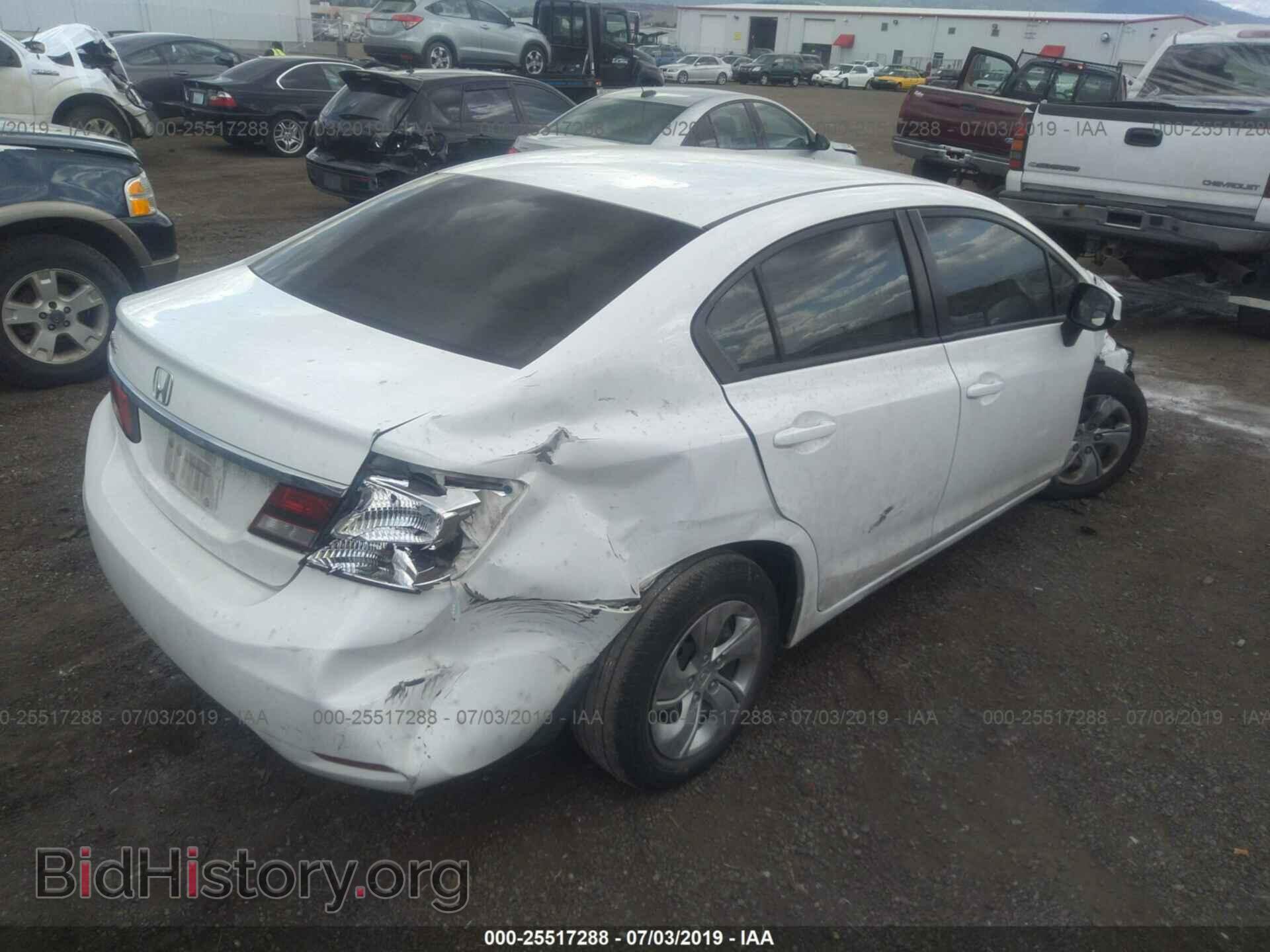 2013 HONDA CIVIC - VIN: 2HGFB2F58DH554344 - Фото 4