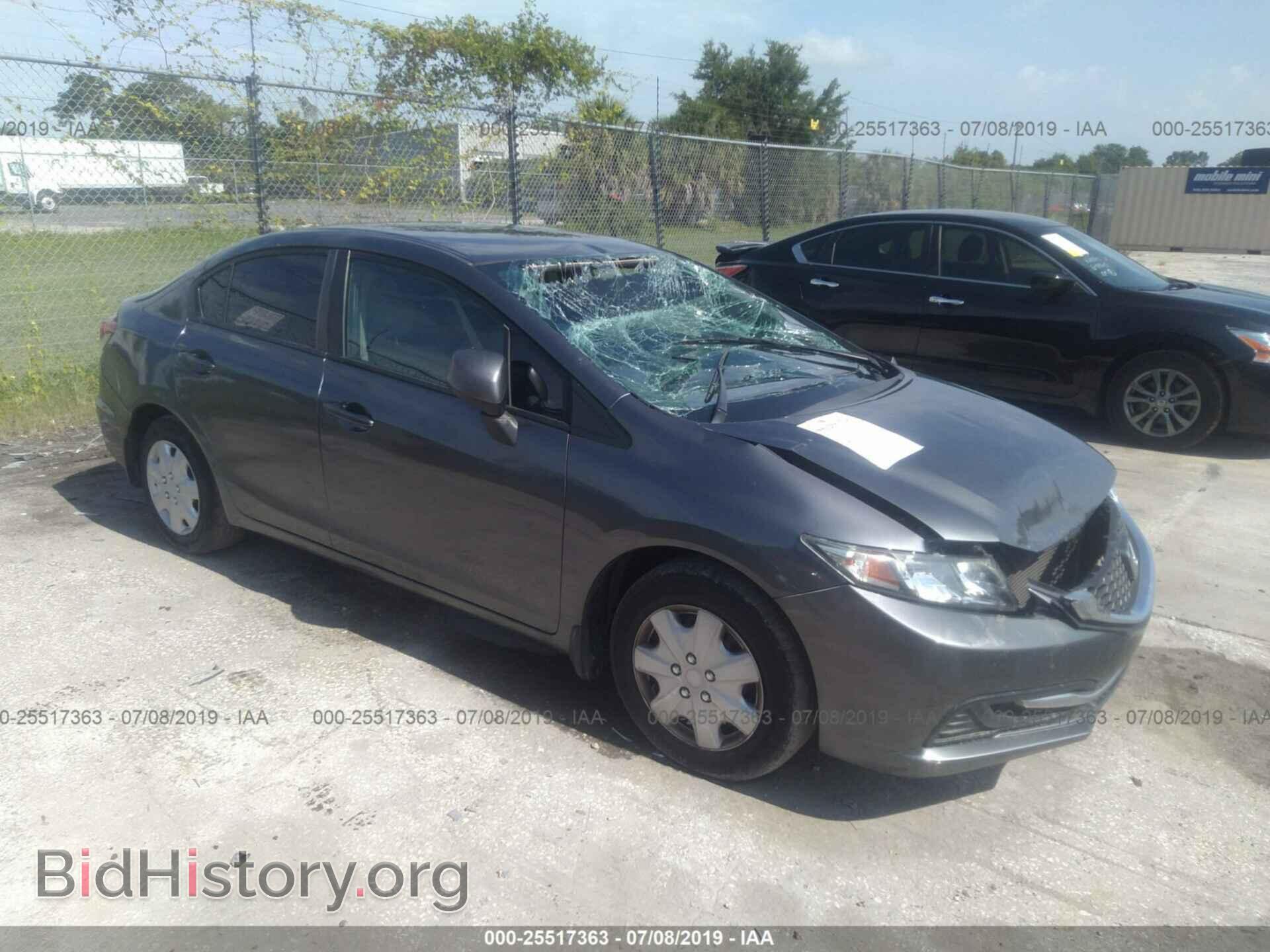Photo 19XFB2F54DE002950 - HONDA CIVIC 2013
