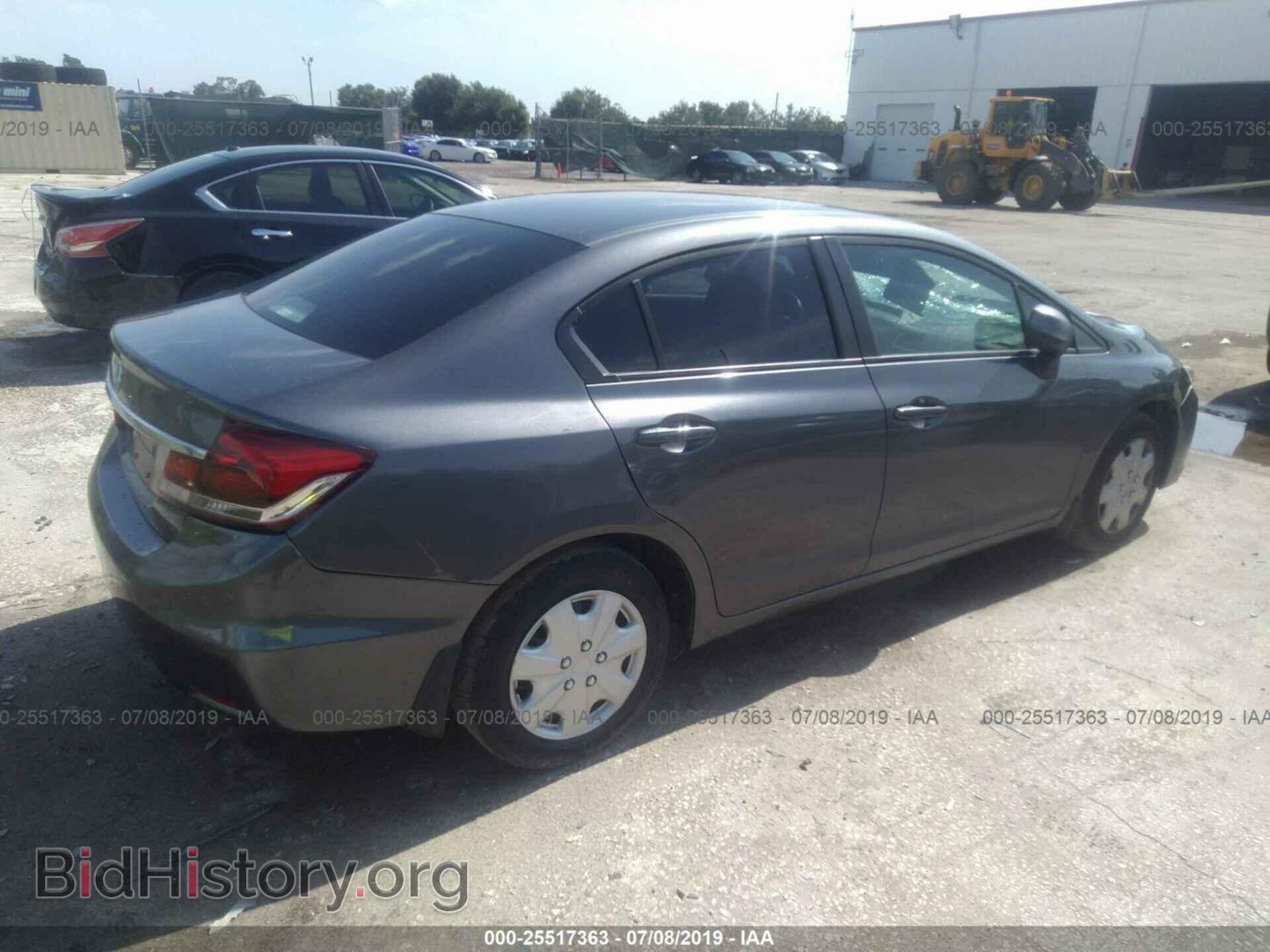 2013 HONDA CIVIC - VIN: 19XFB2F54DE002950 - Фото 4