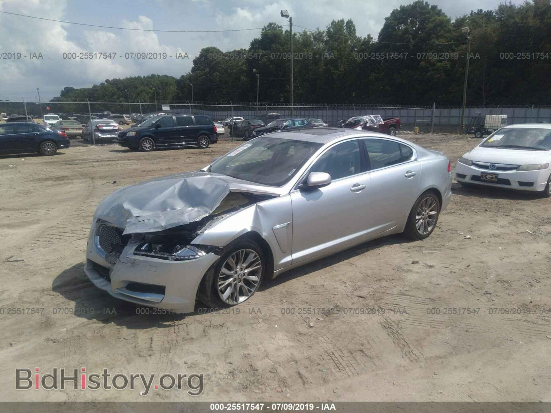 2013 JAGUAR XF - VIN: SAJWA0E70D8S63143 - Фото 2