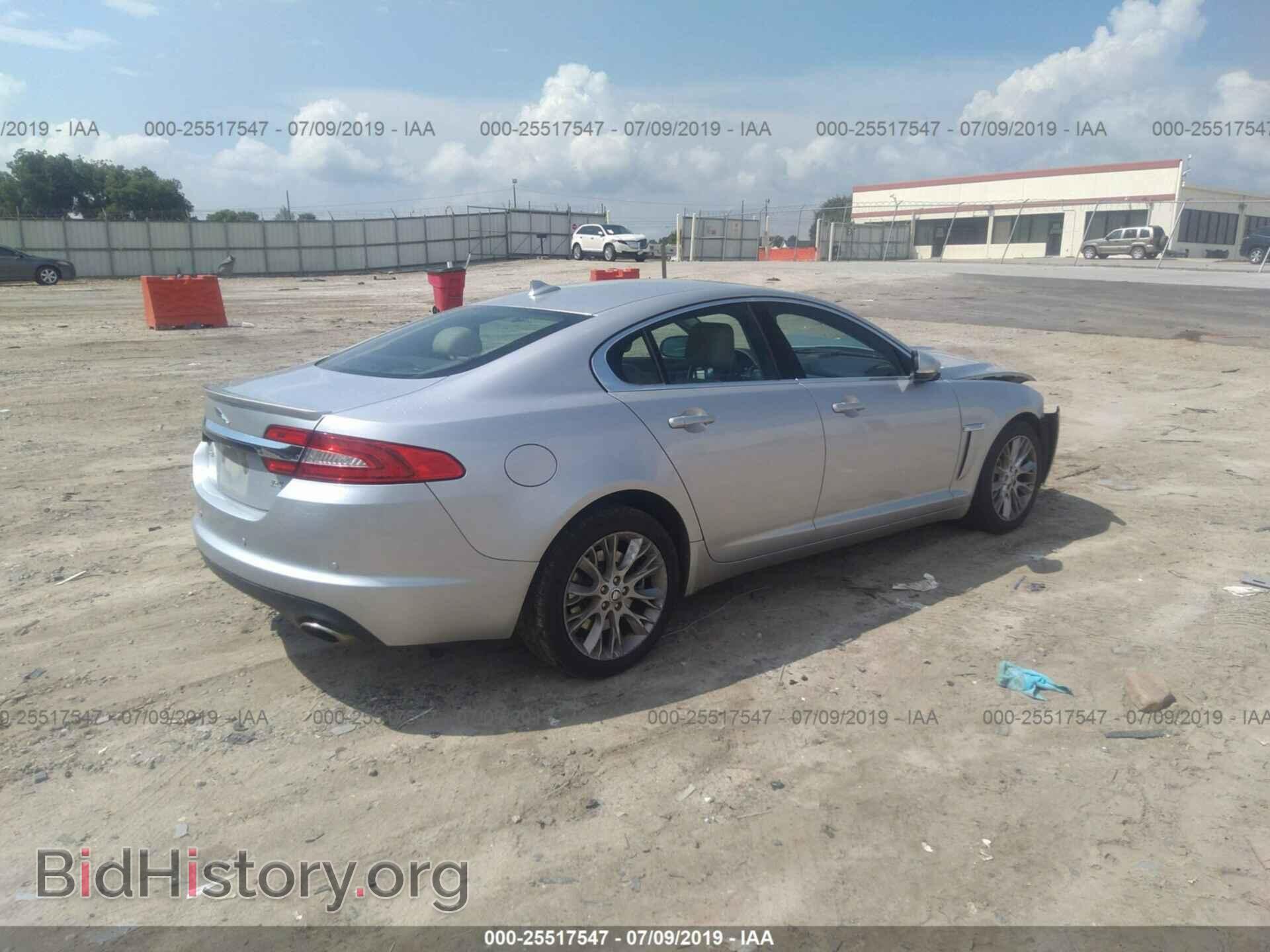 2013 JAGUAR XF - VIN: SAJWA0E70D8S63143 - Фото 4