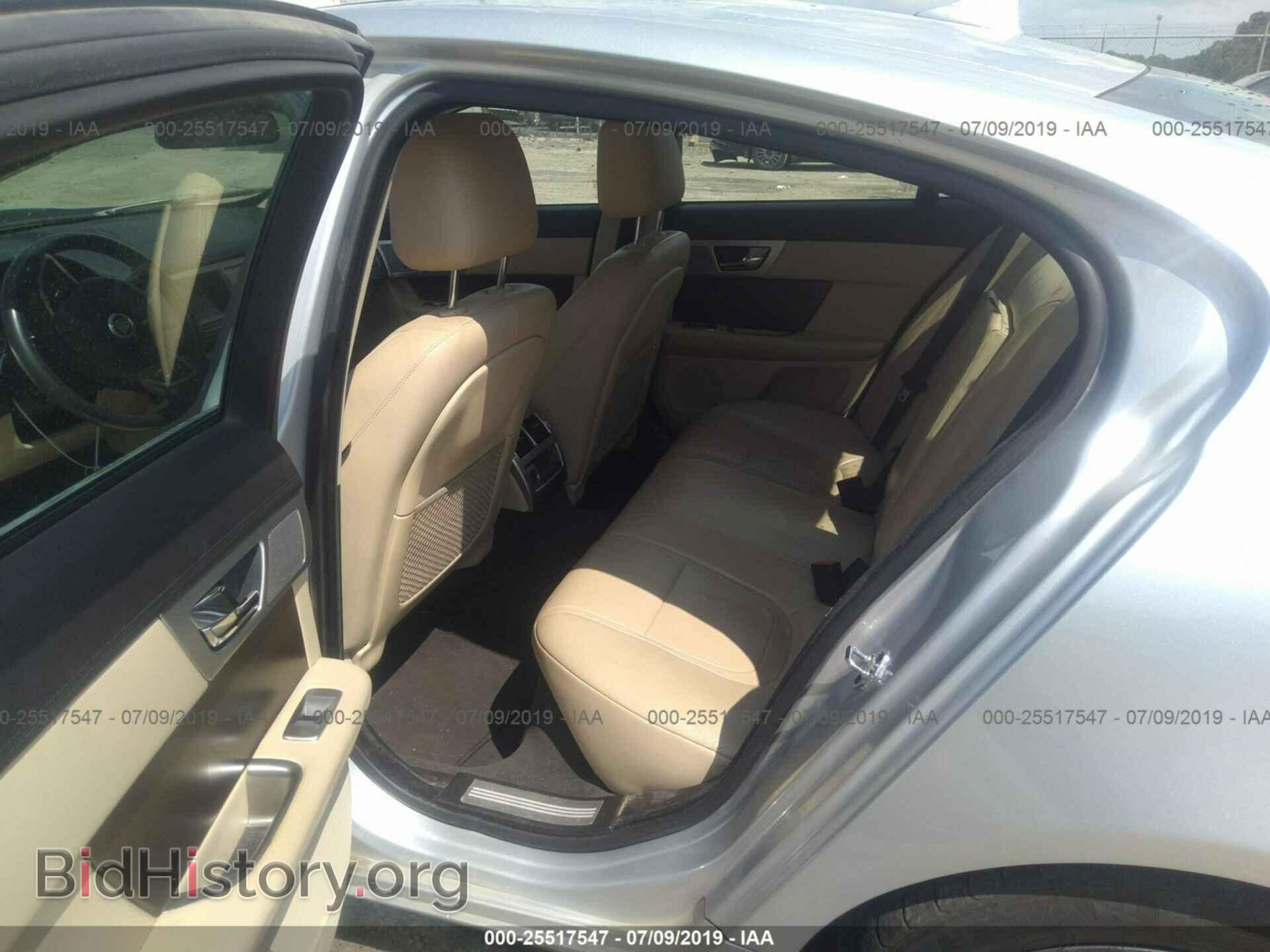 2013 JAGUAR XF - VIN: SAJWA0E70D8S63143 - Фото 8