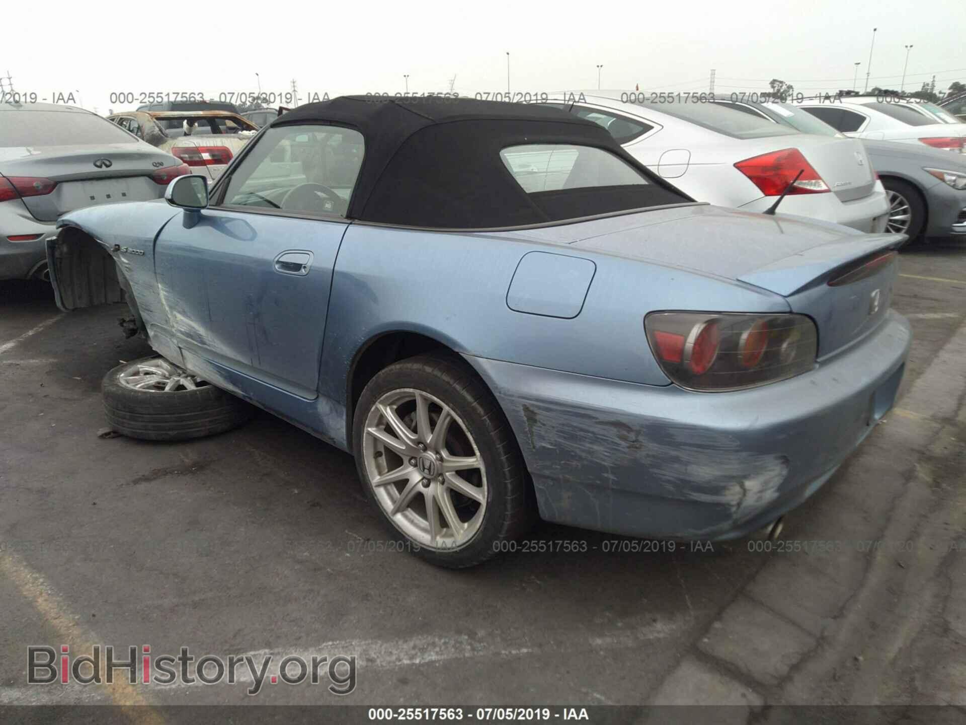 2004 HONDA S2000 - VIN: JHMAP21424T005815 - Фото 3
